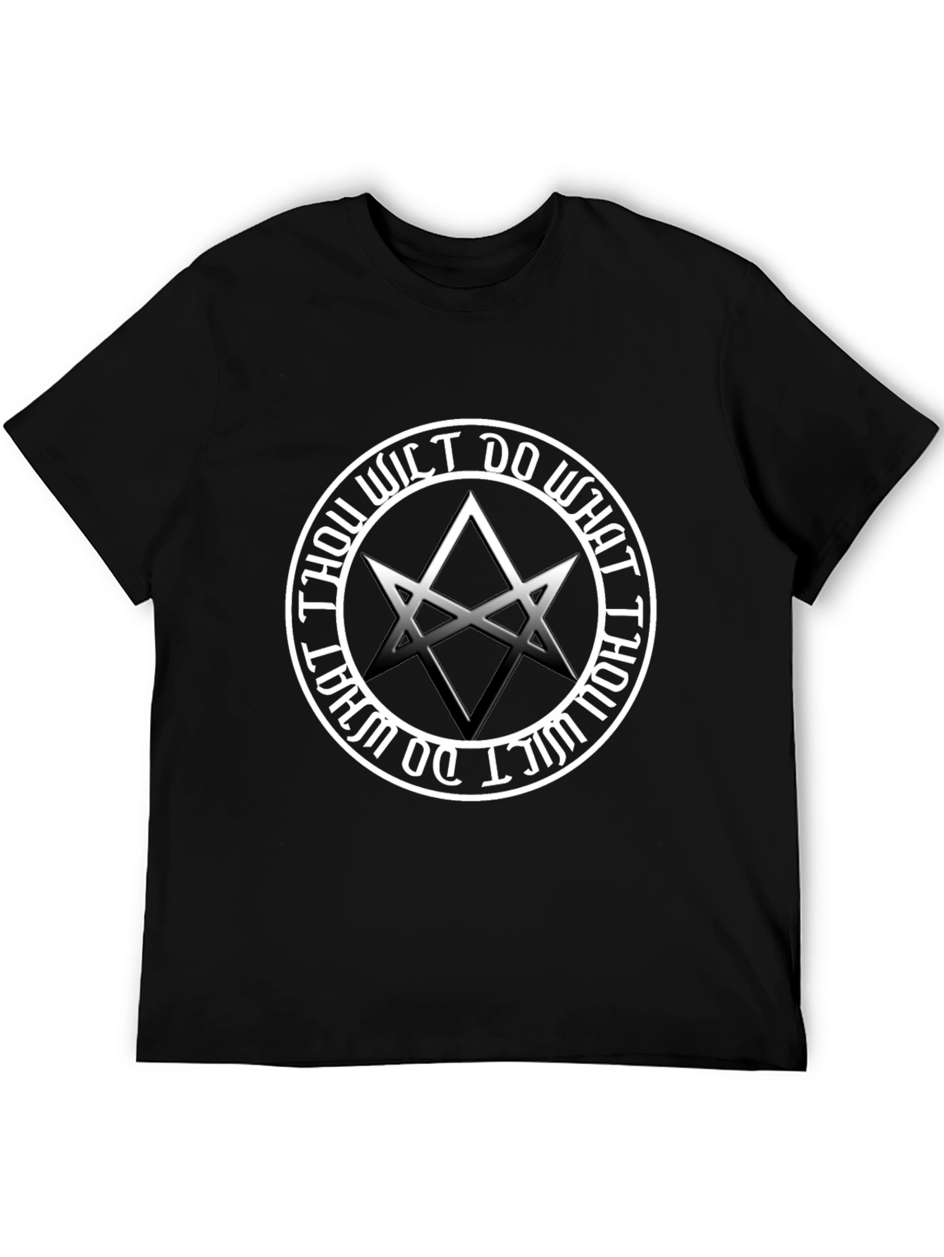 Thou Wilt Do What Thou Wilt Black T-Shirt