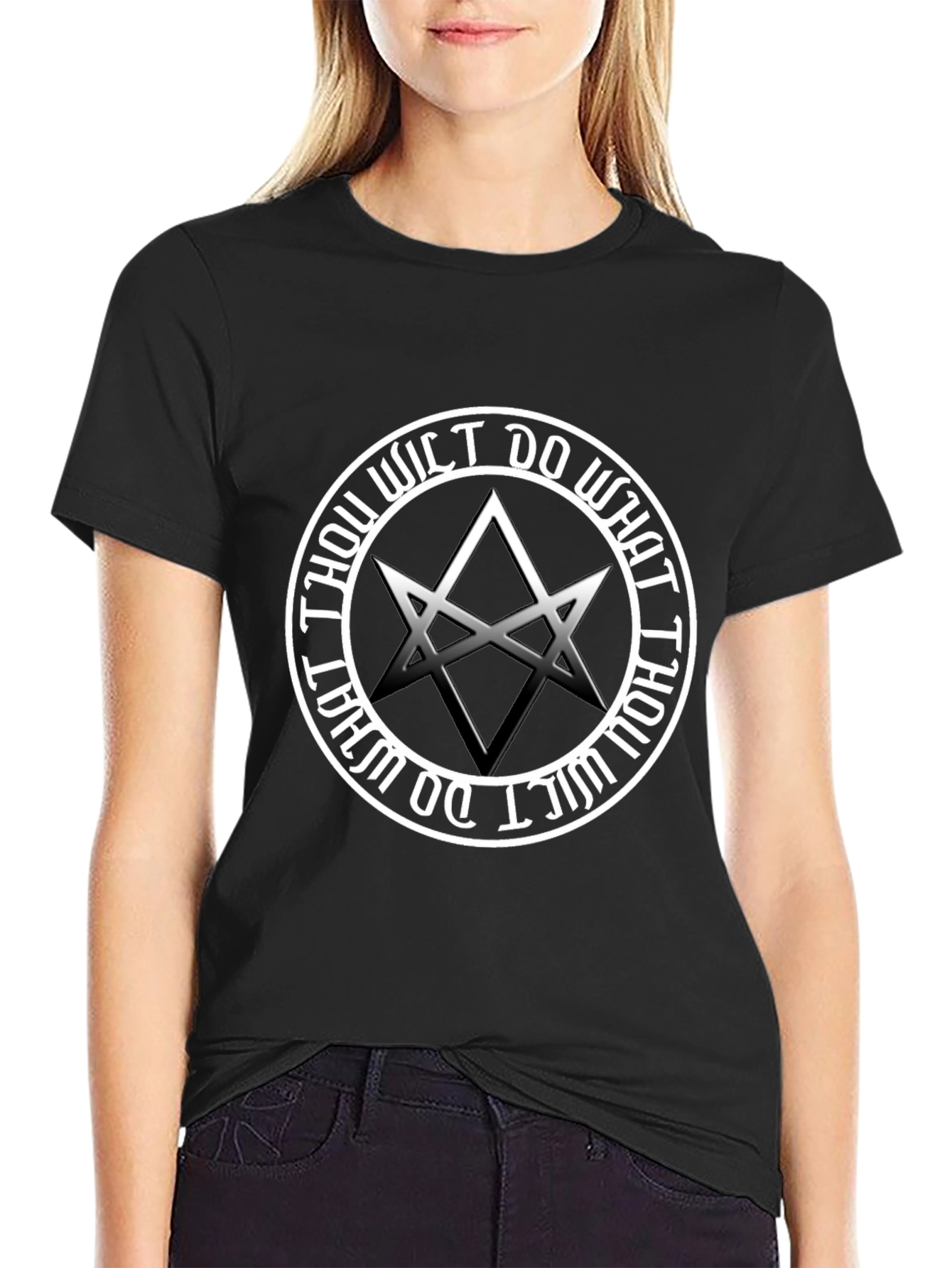 Thou Wilt Do What Thou Wilt Black T-Shirt