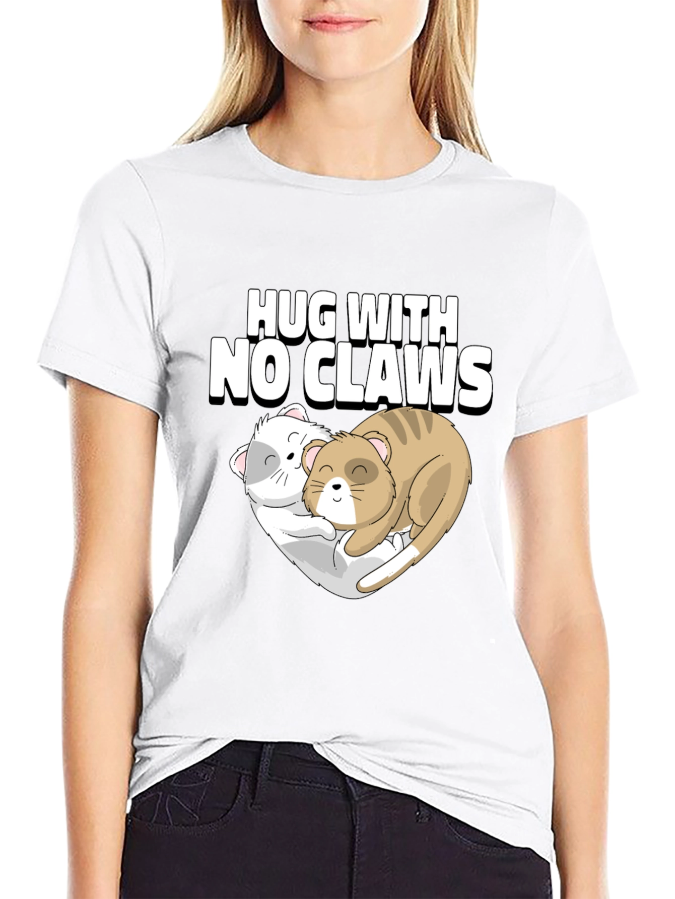 Hug With No Claws Graphic T-Shirt