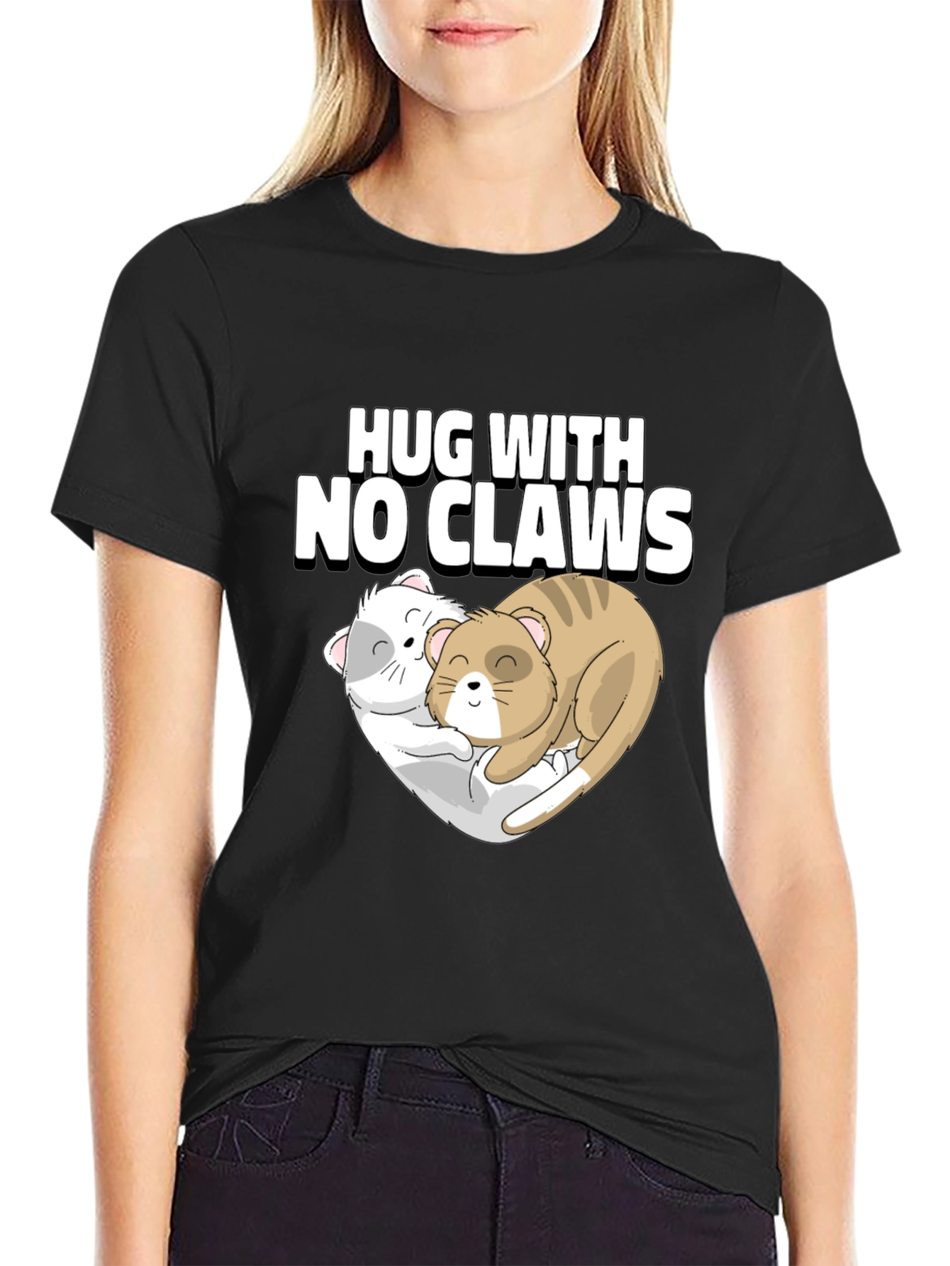 Hug With No Claws Graphic T-Shirt