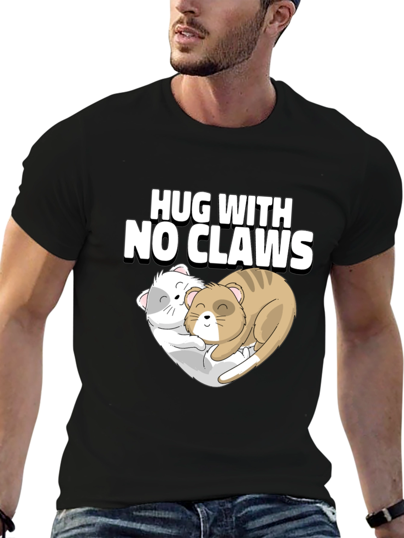 Hug With No Claws Graphic T-Shirt