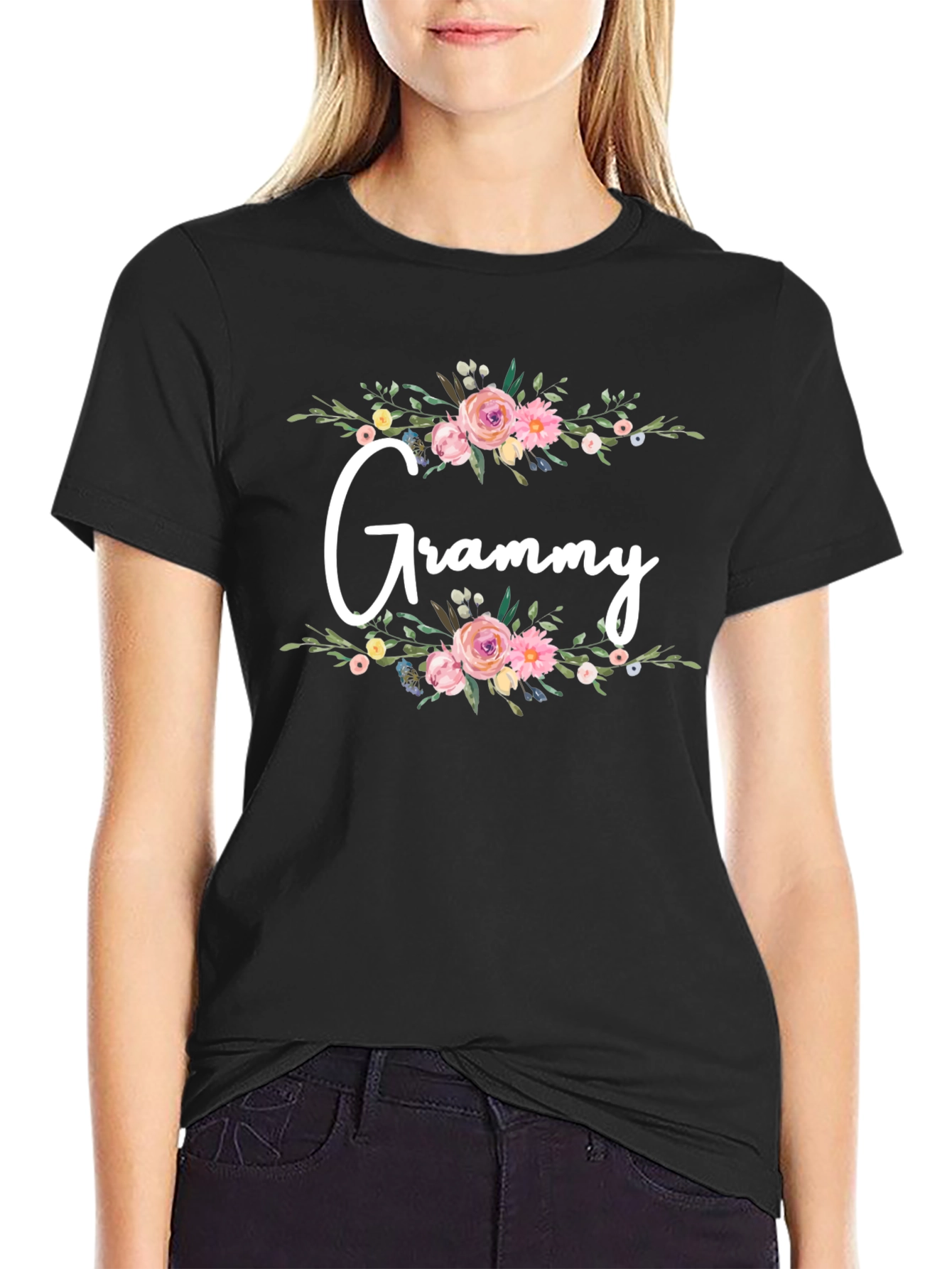 Floral Grammy Graphic Tee