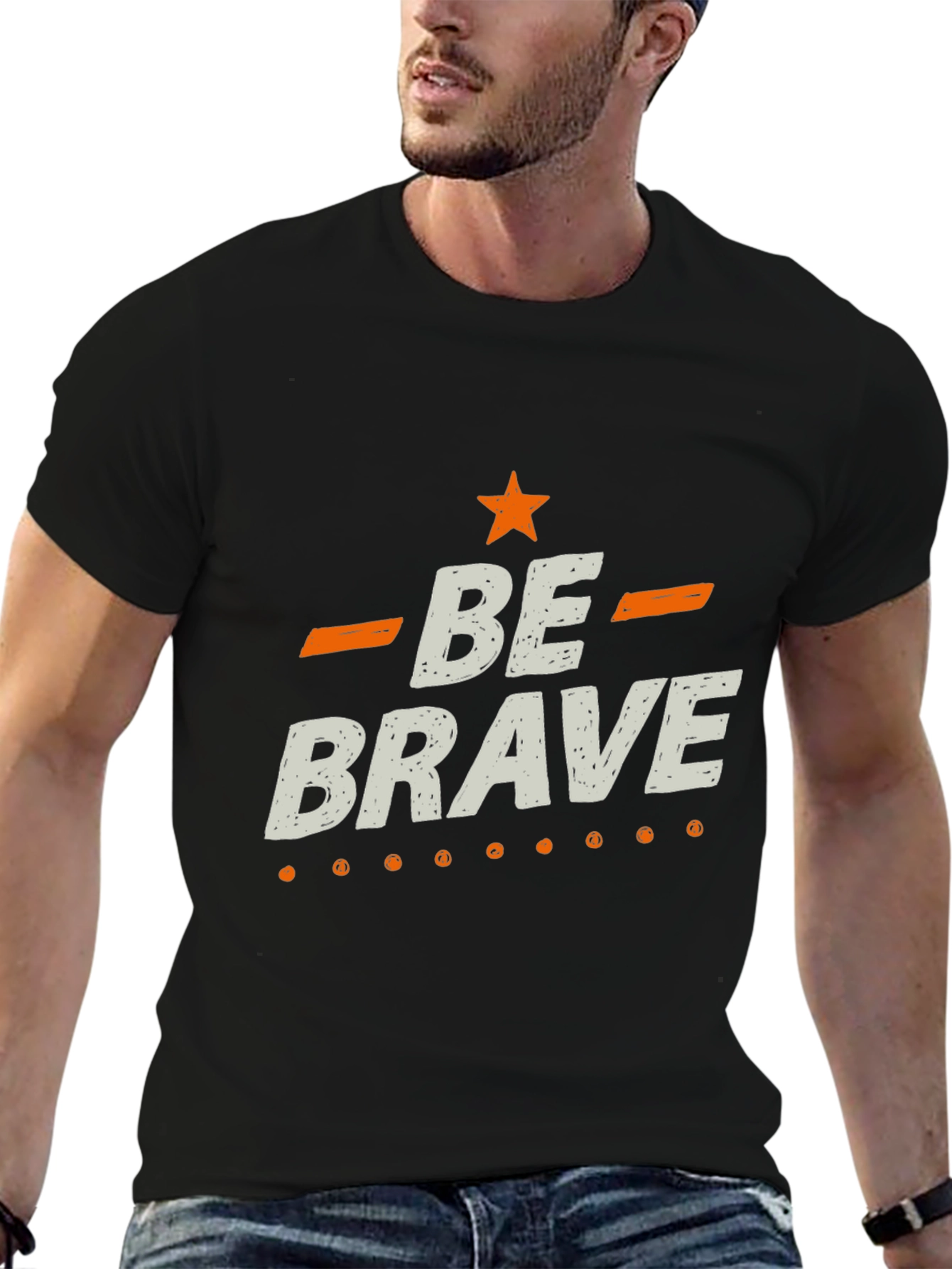Be Brave Graphic Tee - Stylish Inspirational T-Shirt