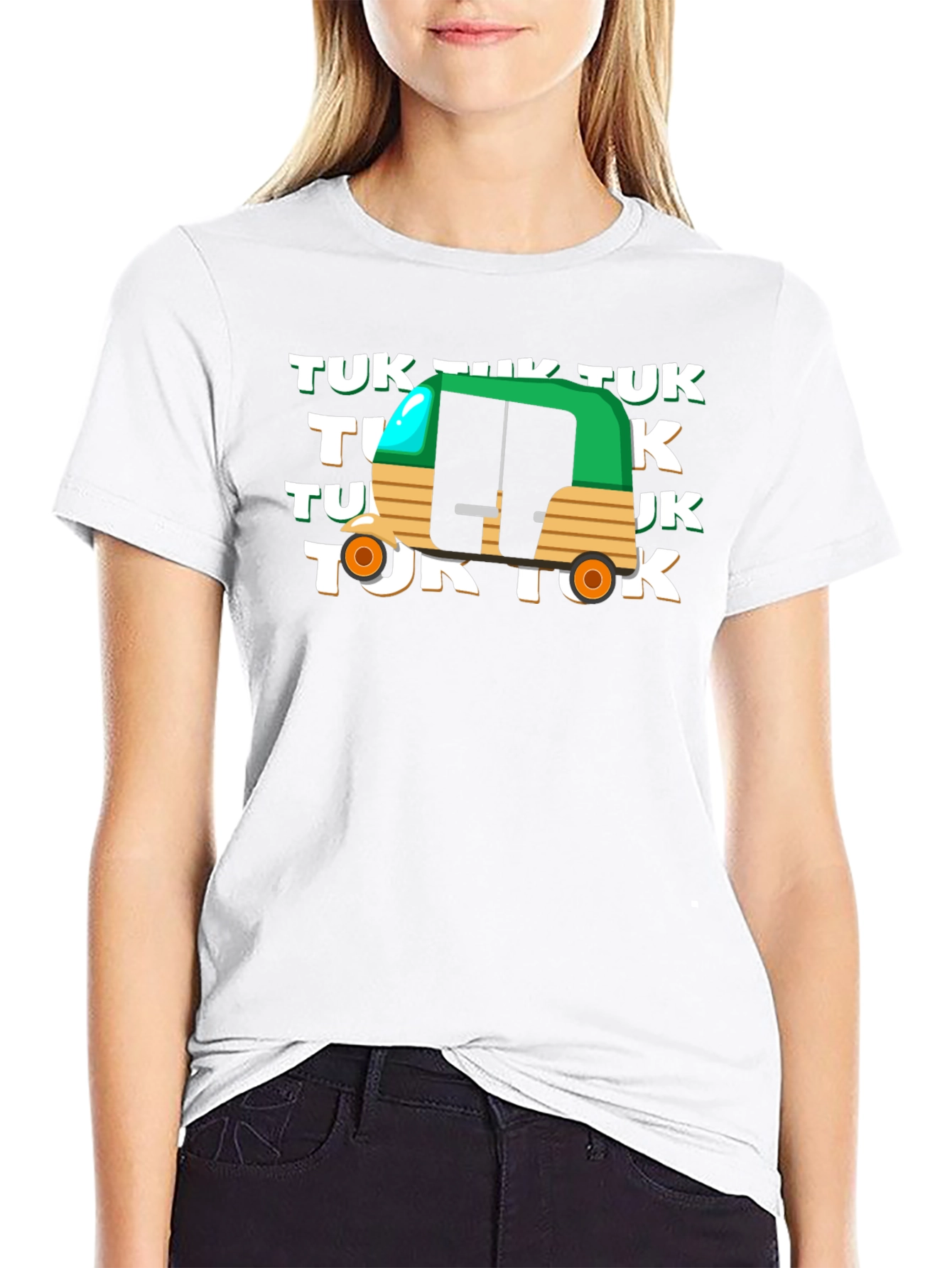 Tuk Tuk Auto Rickshaw Graphic Tee