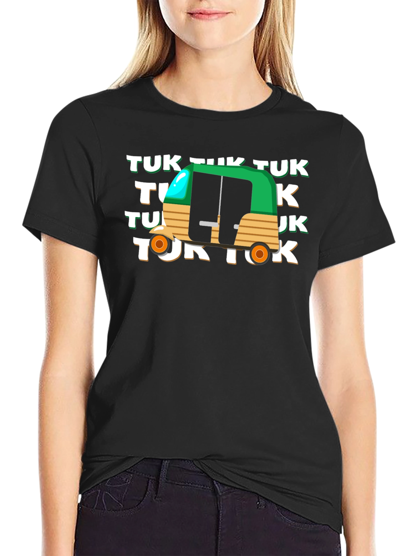 Tuk Tuk Auto Rickshaw Graphic Tee