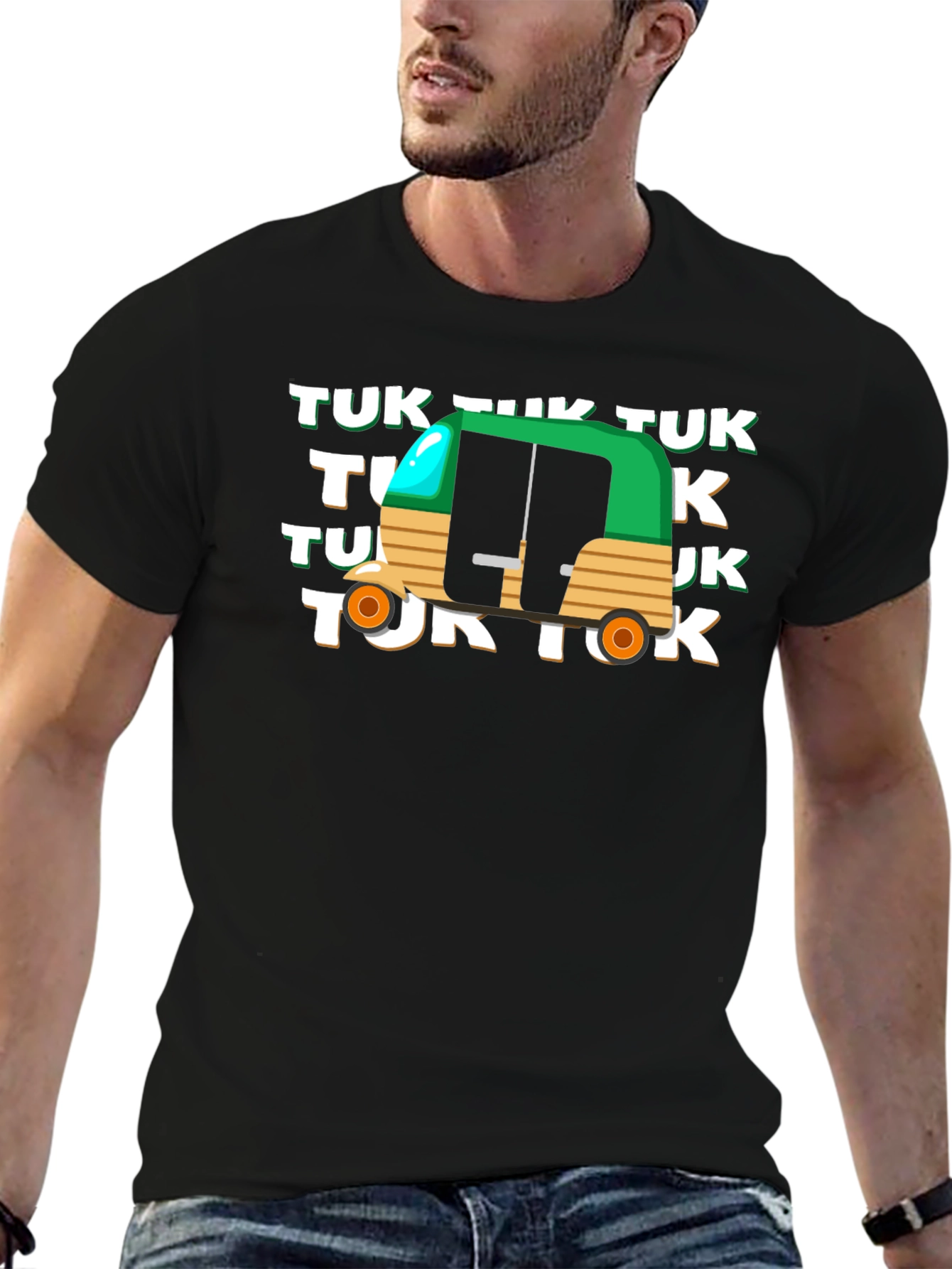 Tuk Tuk Auto Rickshaw Graphic Tee