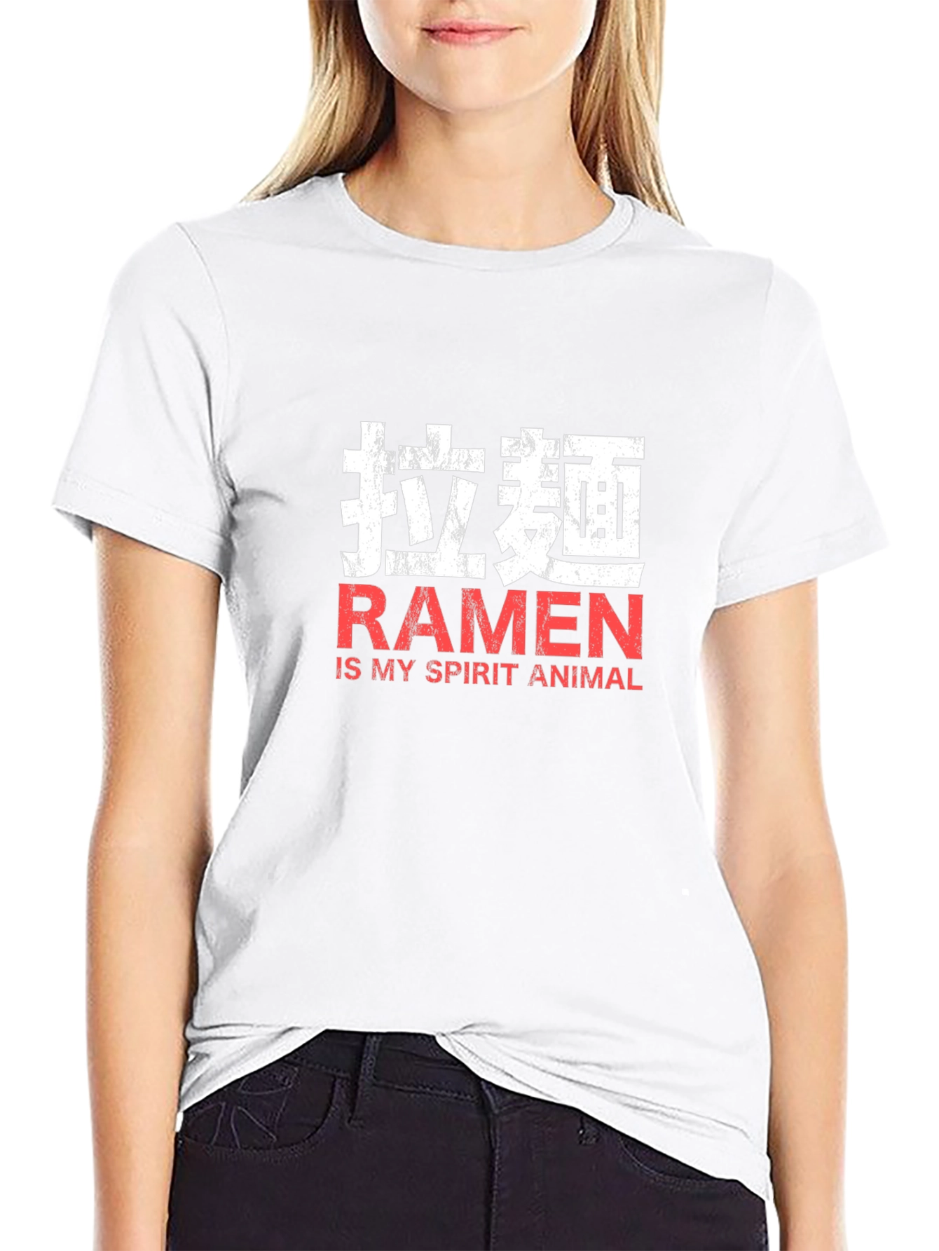 Ramen is My Spirit Animal Graphic T-Shirt