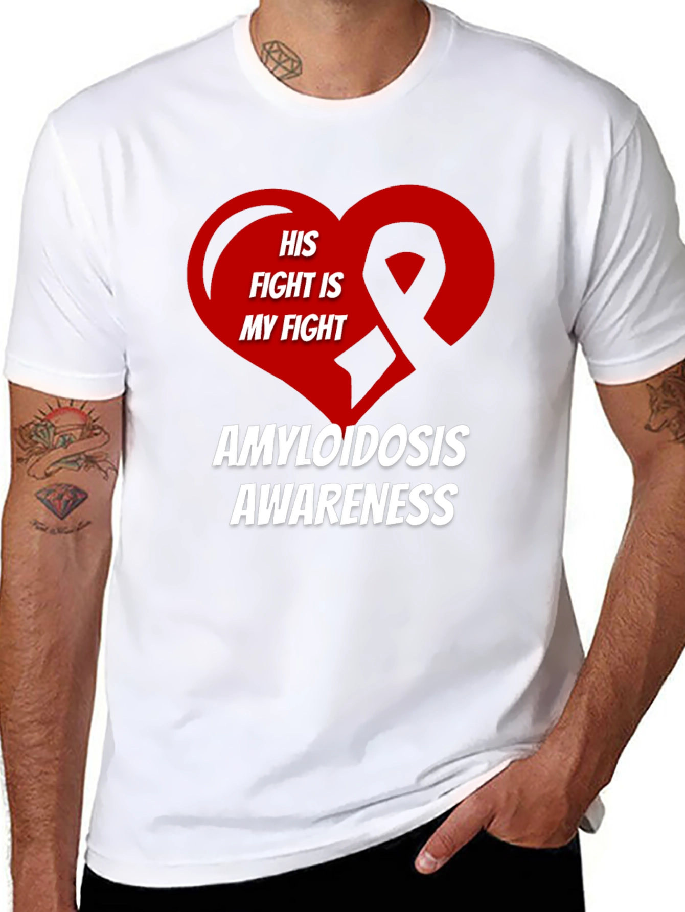 Amyloidosis Awareness T-Shirt - Fight Together!