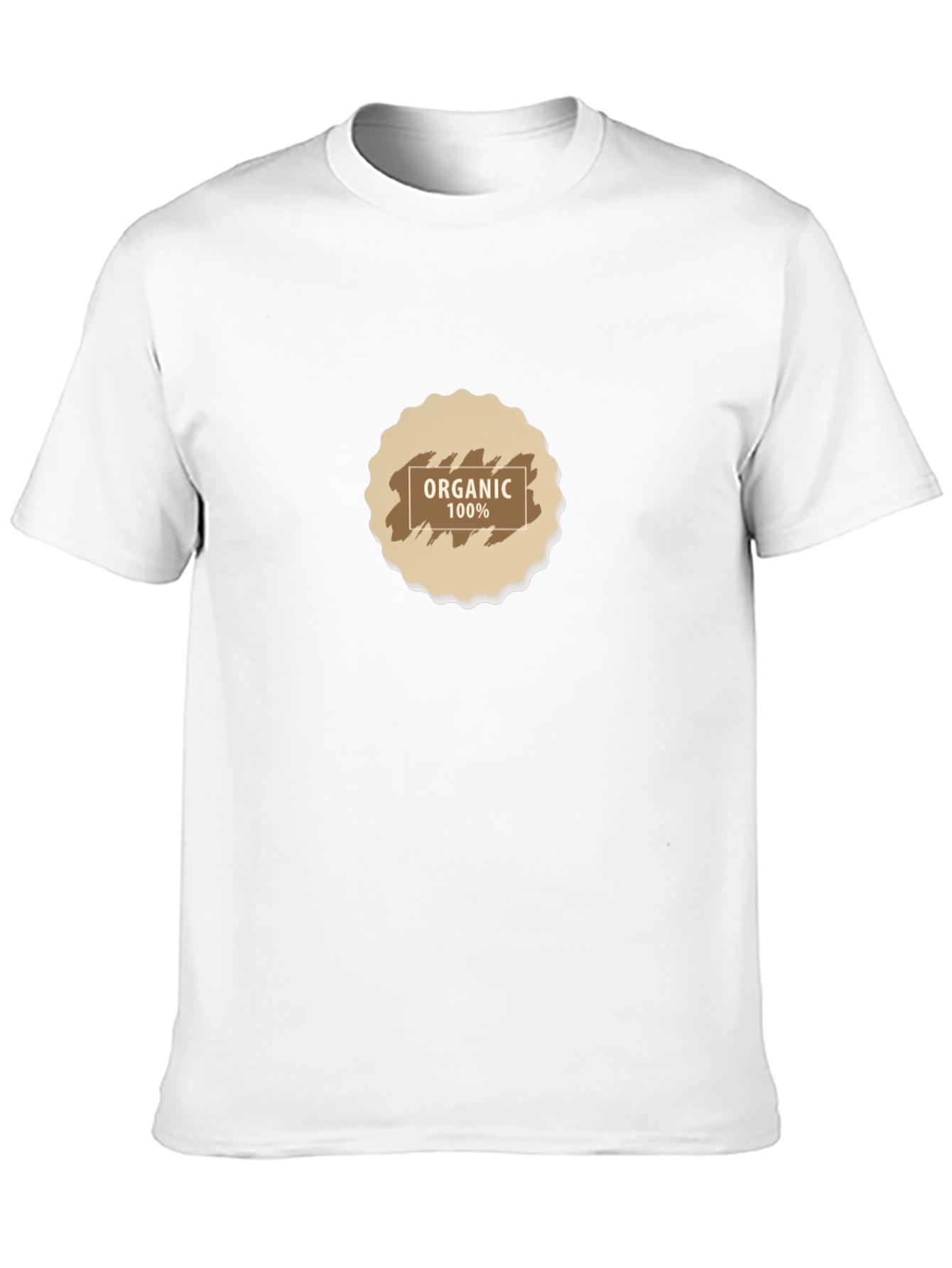 Organic Cotton Black Graphic T-Shirt