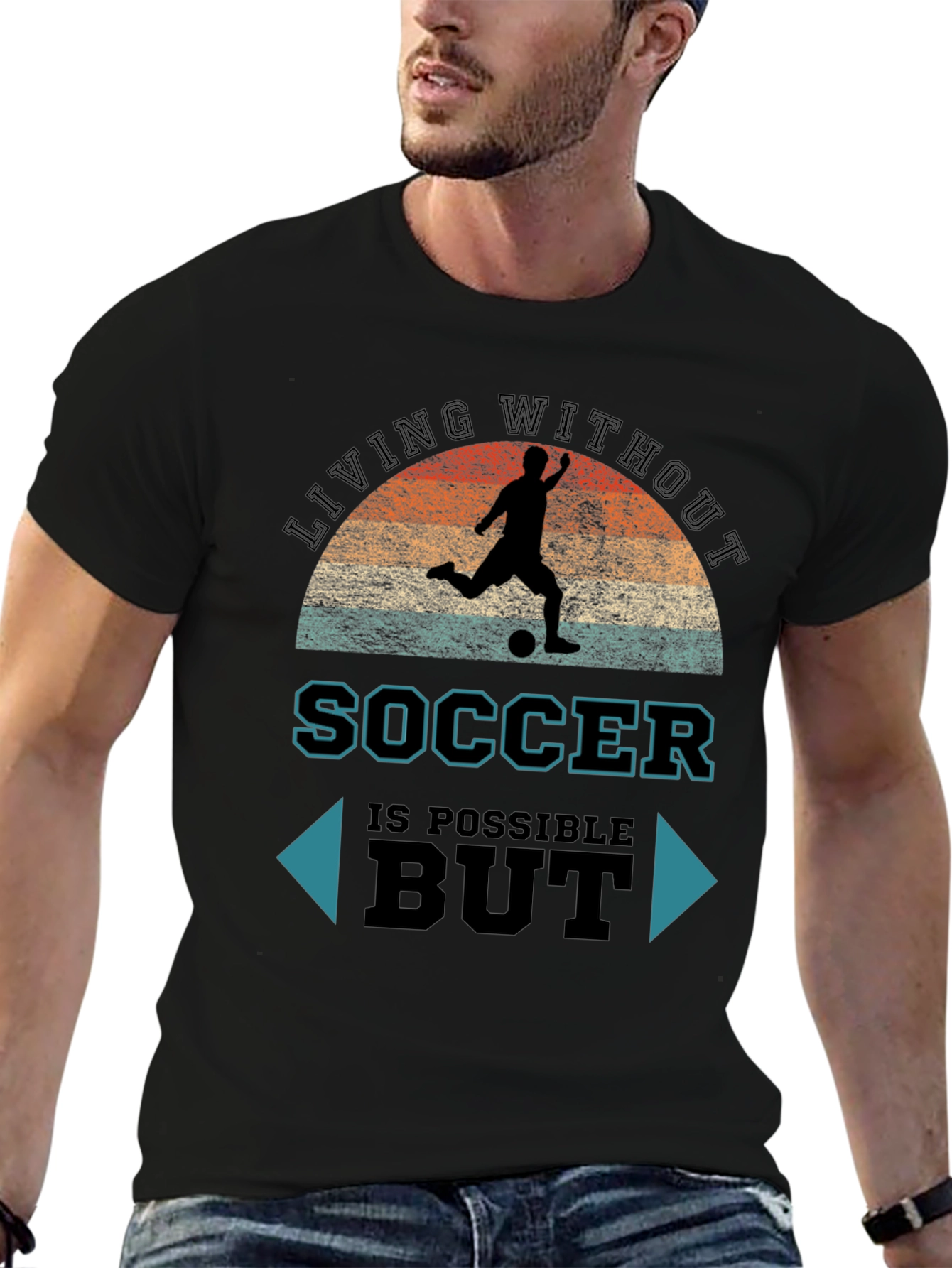 Soccer Lover Graphic T-Shirt