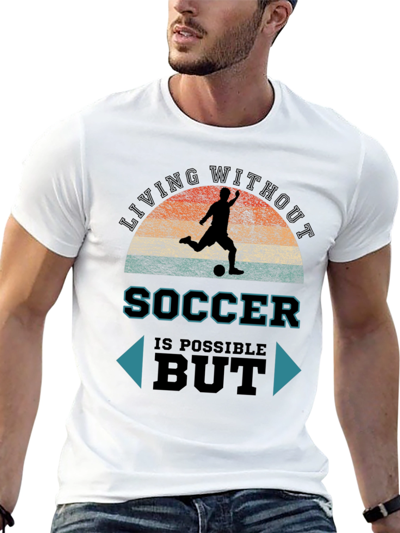 Soccer Lover Graphic T-Shirt