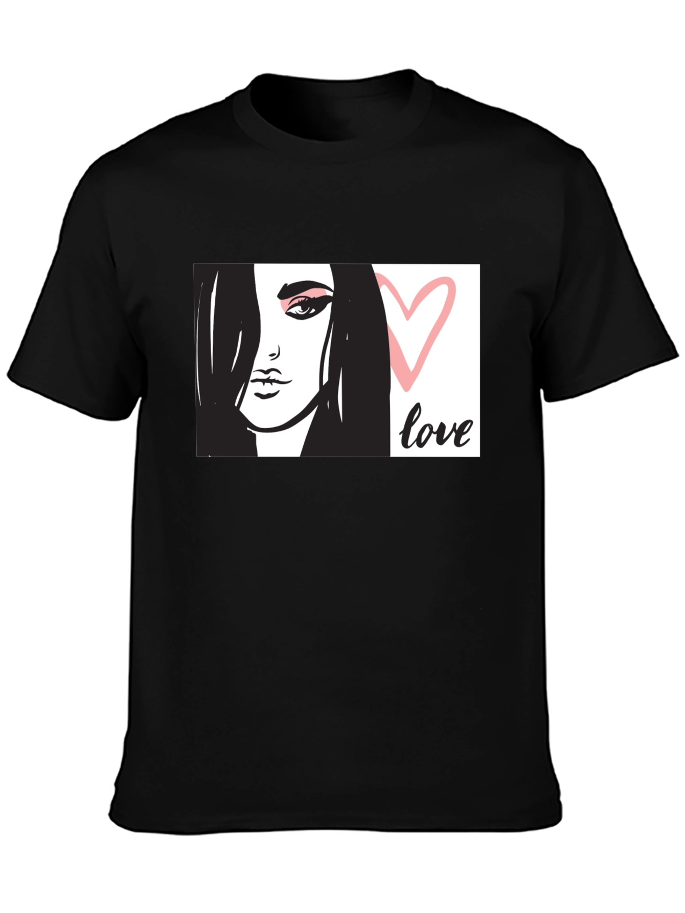 Love Graphic Black T-Shirt