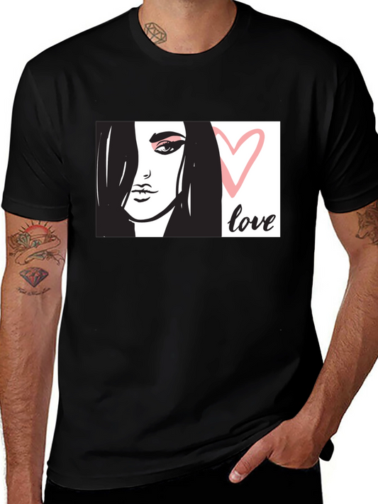Love Graphic Black T-Shirt