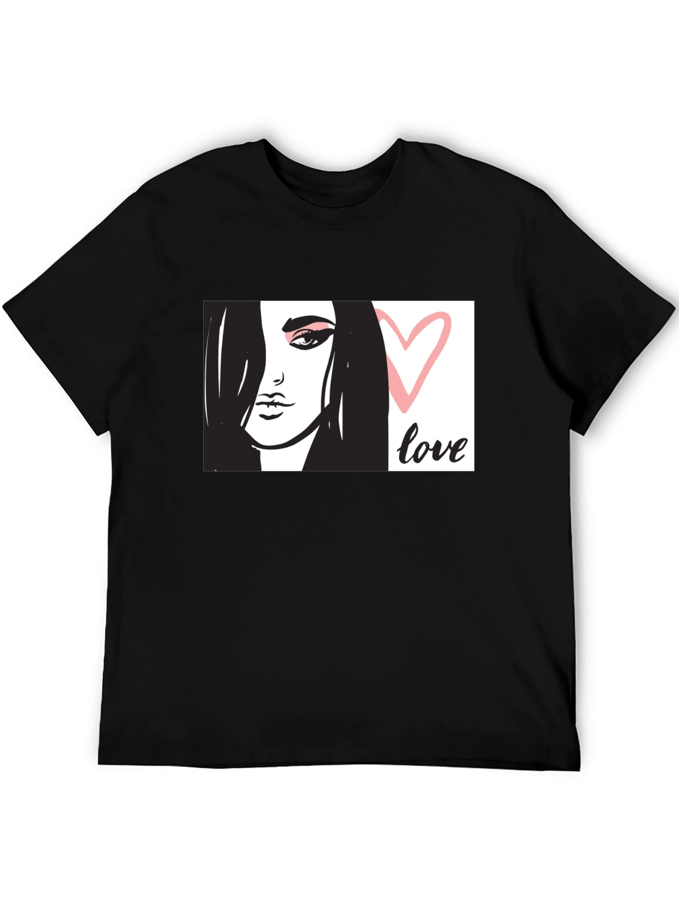 Love Graphic Black T-Shirt
