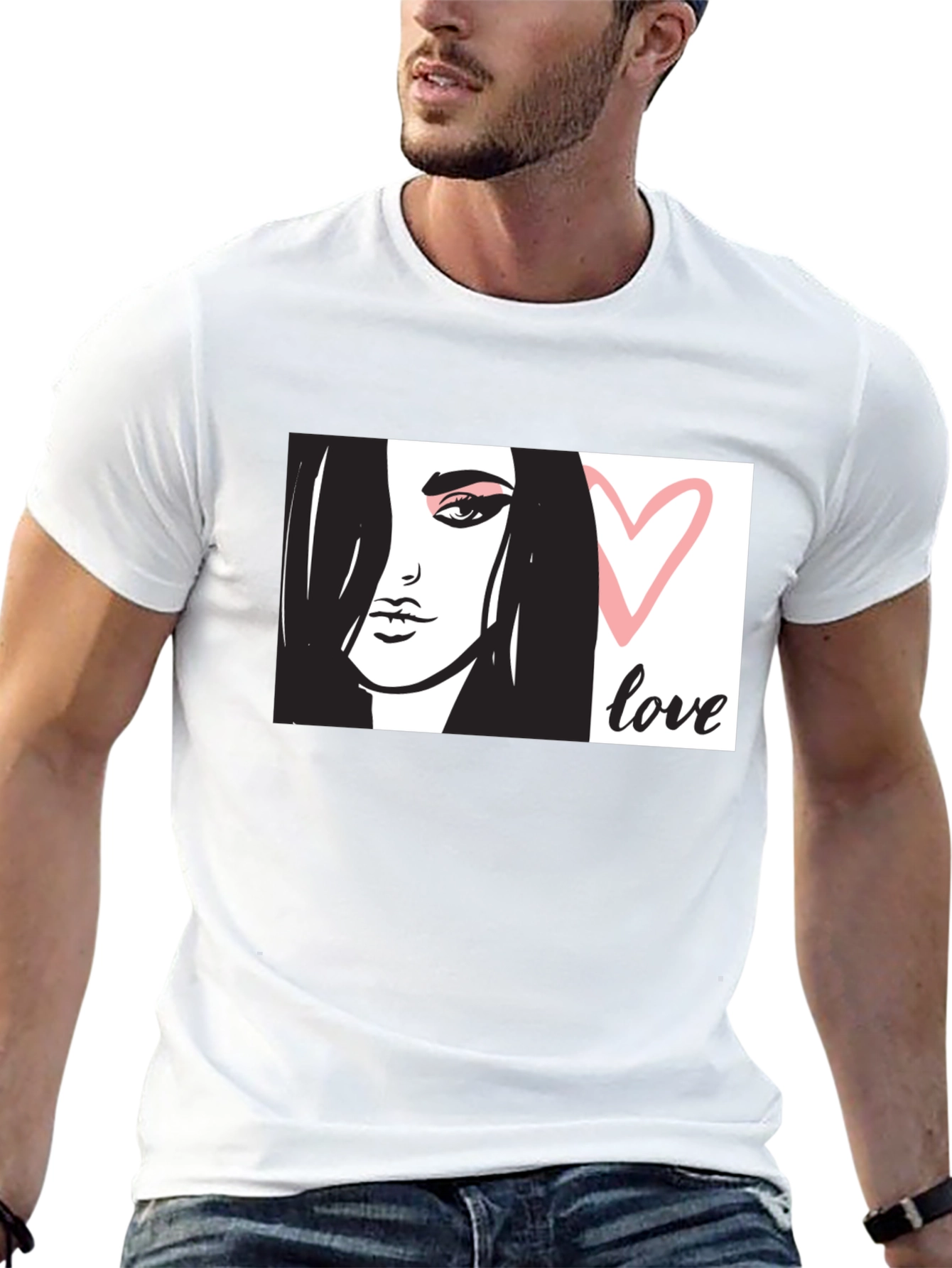 Love Graphic Black T-Shirt