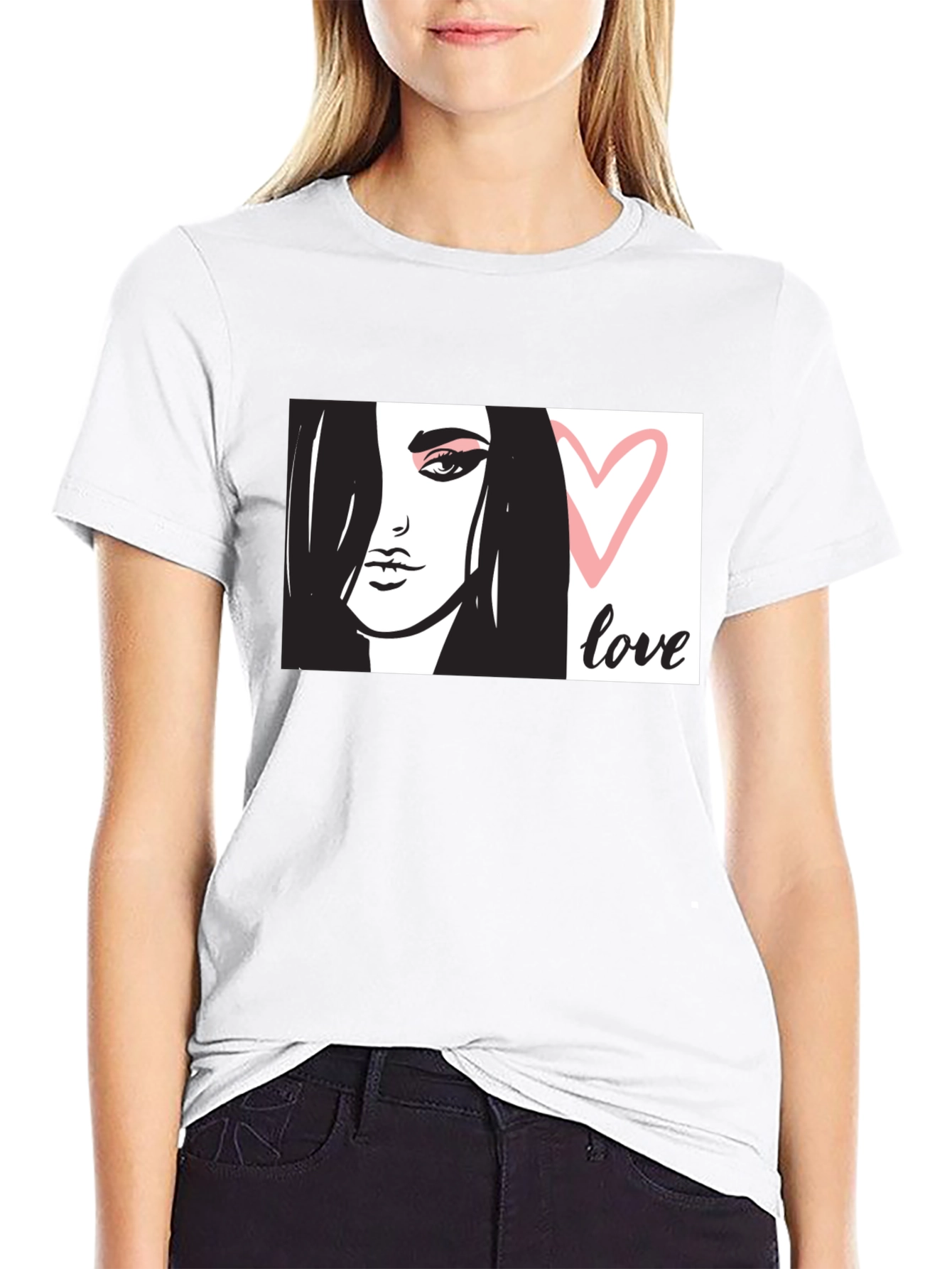 Love Graphic Black T-Shirt