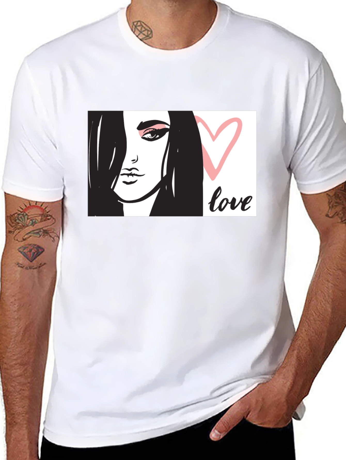 Love Graphic Black T-Shirt