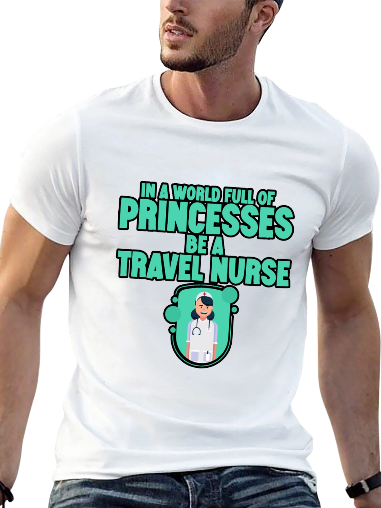 Travel Nurse Graphic Tee - Princesses