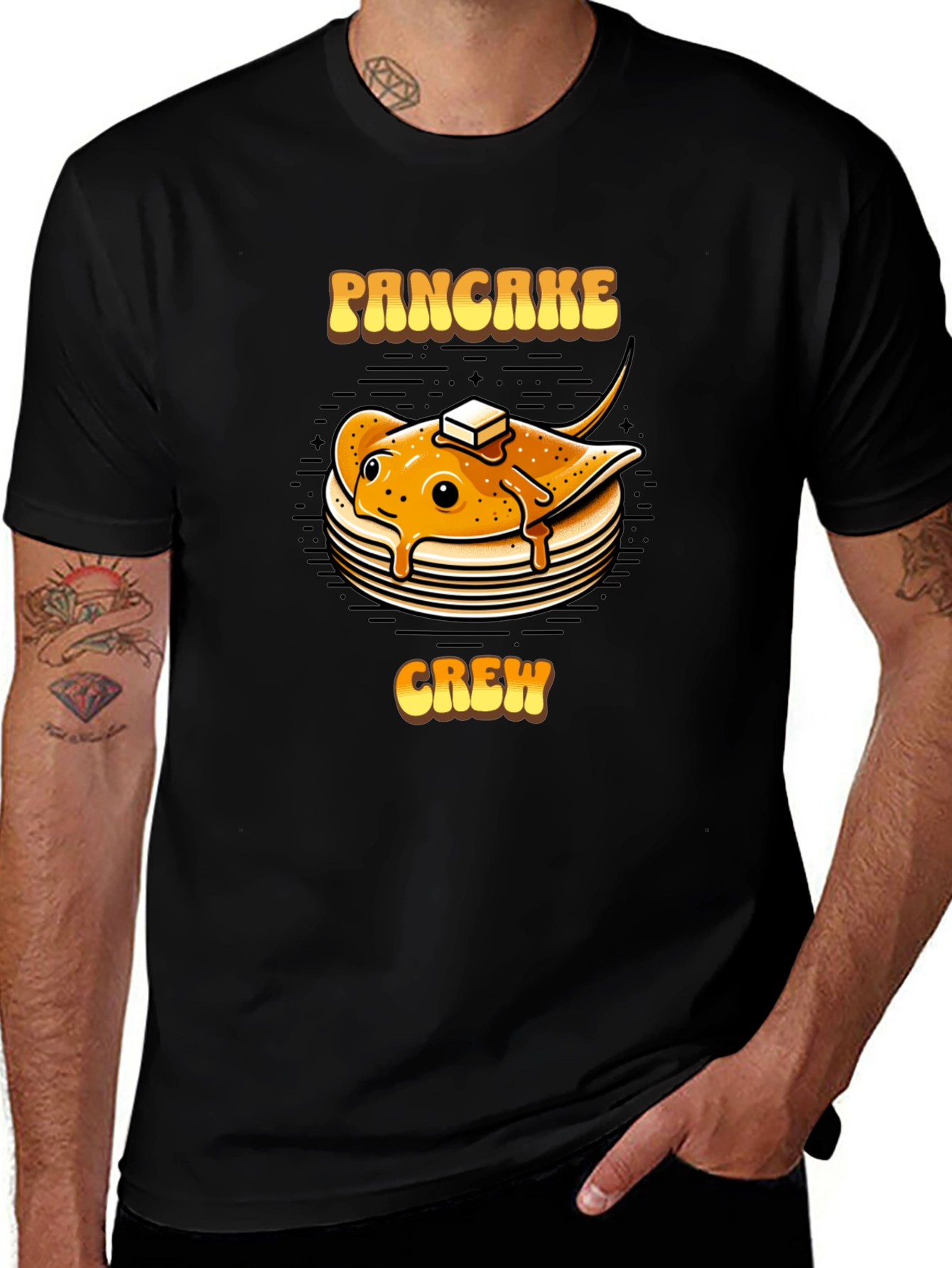 Pancake Crew Graphic T-Shirt