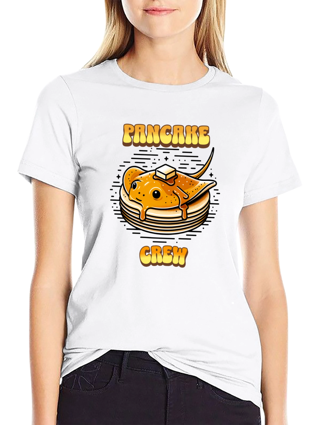 Pancake Crew Graphic T-Shirt