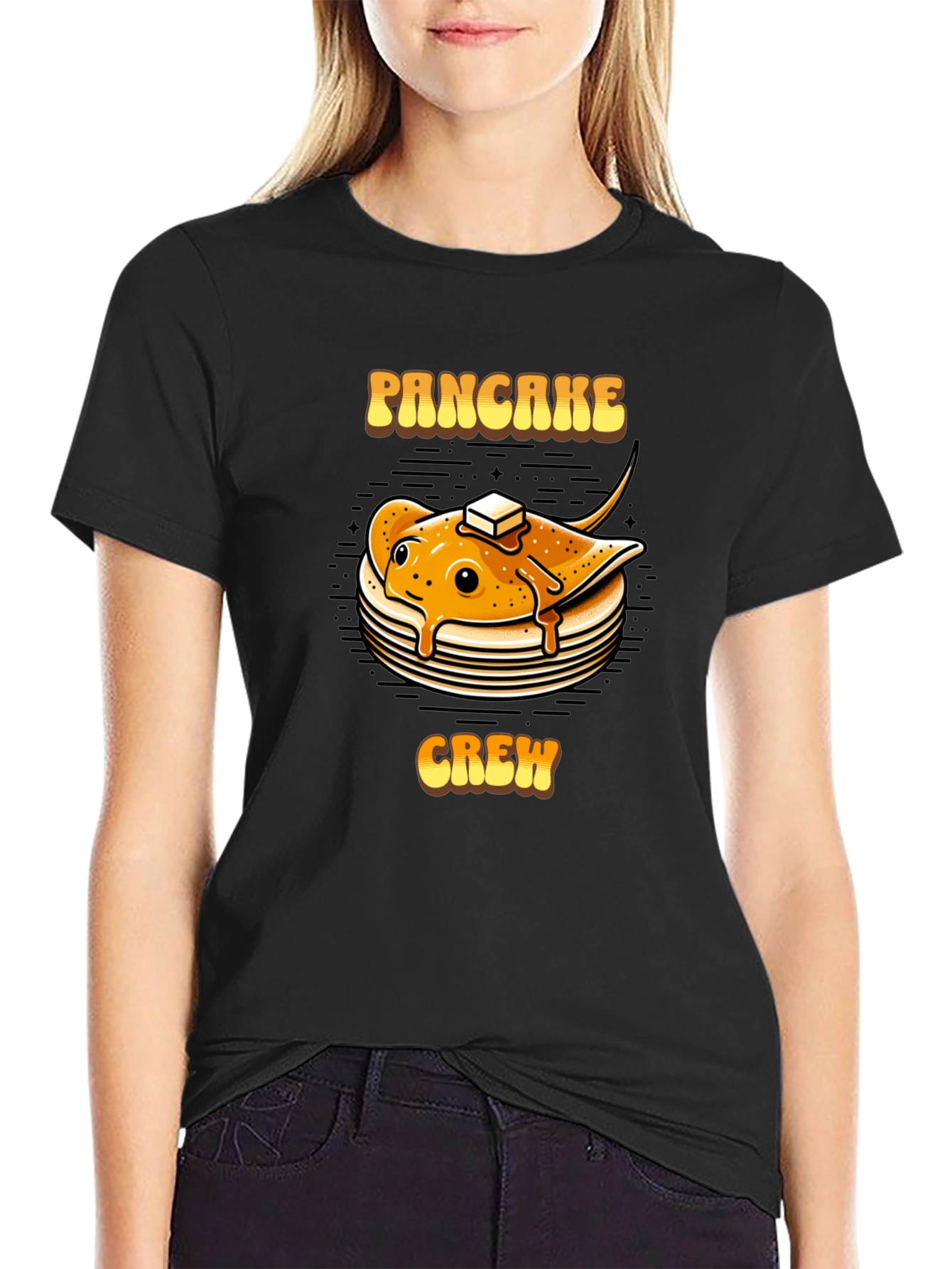 Pancake Crew Graphic T-Shirt
