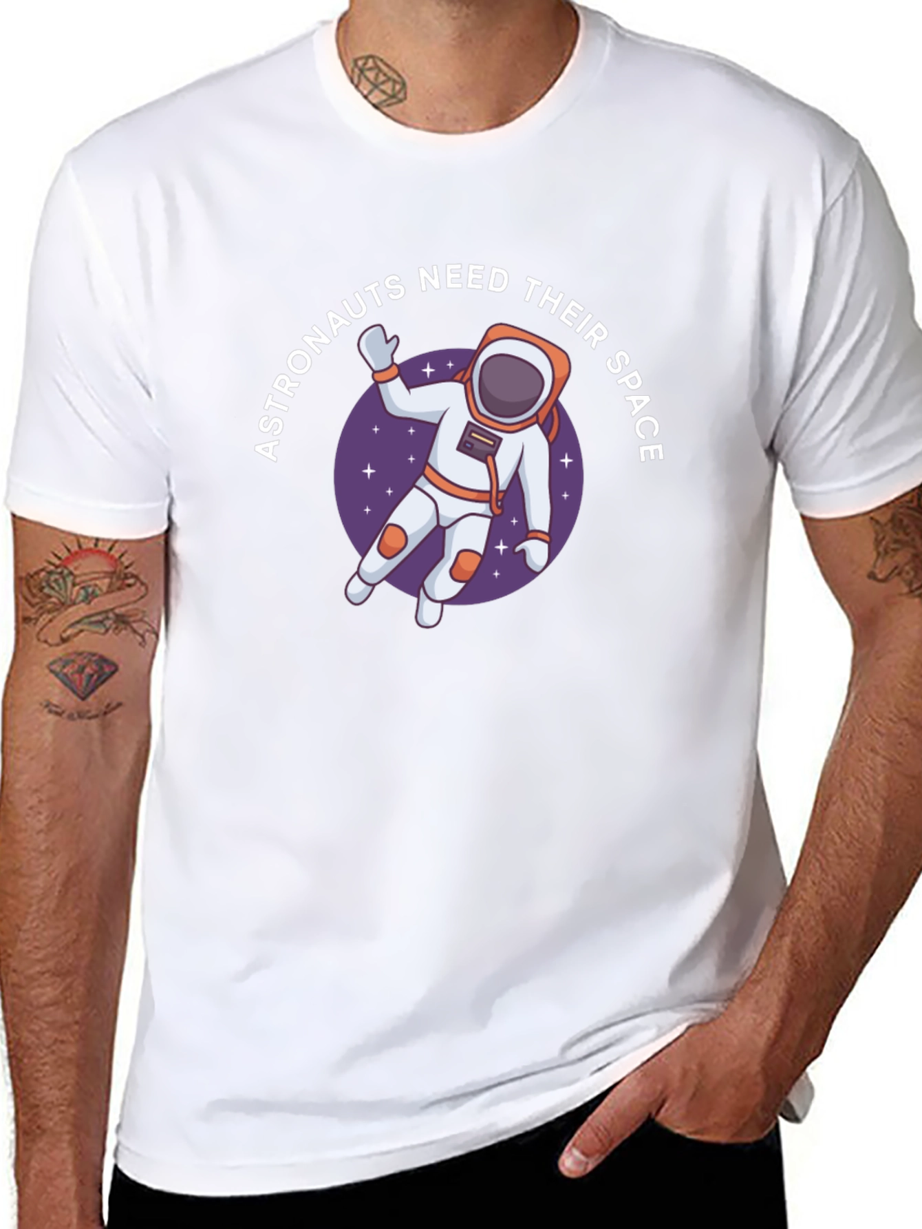 Astronauts Need Space T-Shirt - Unique Graphic Tee