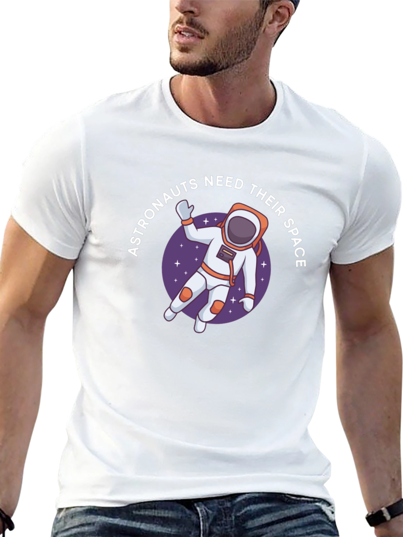 Astronauts Need Space T-Shirt - Unique Graphic Tee