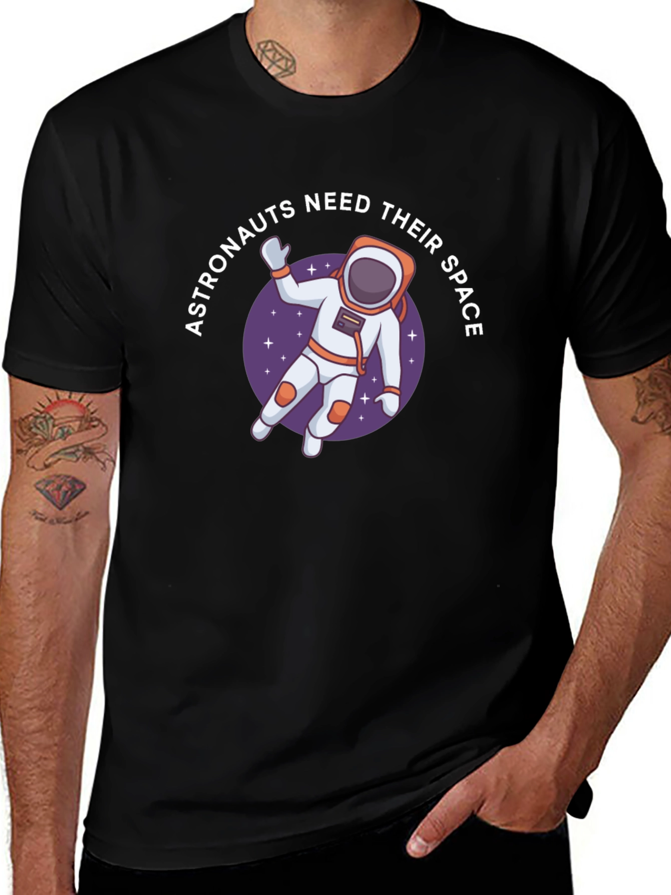 Astronauts Need Space T-Shirt - Unique Graphic Tee