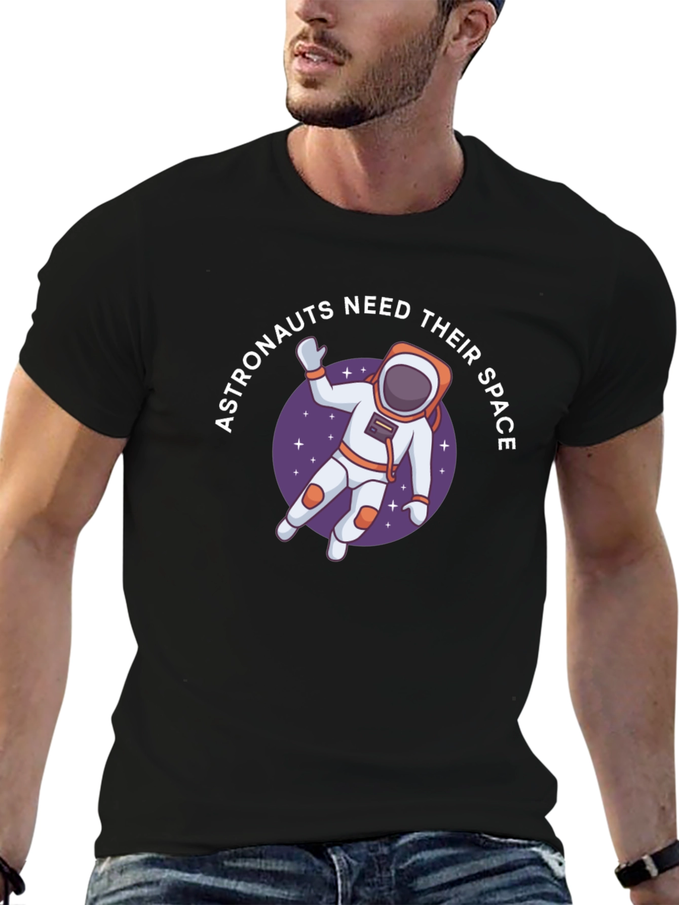 Astronauts Need Space T-Shirt - Unique Graphic Tee