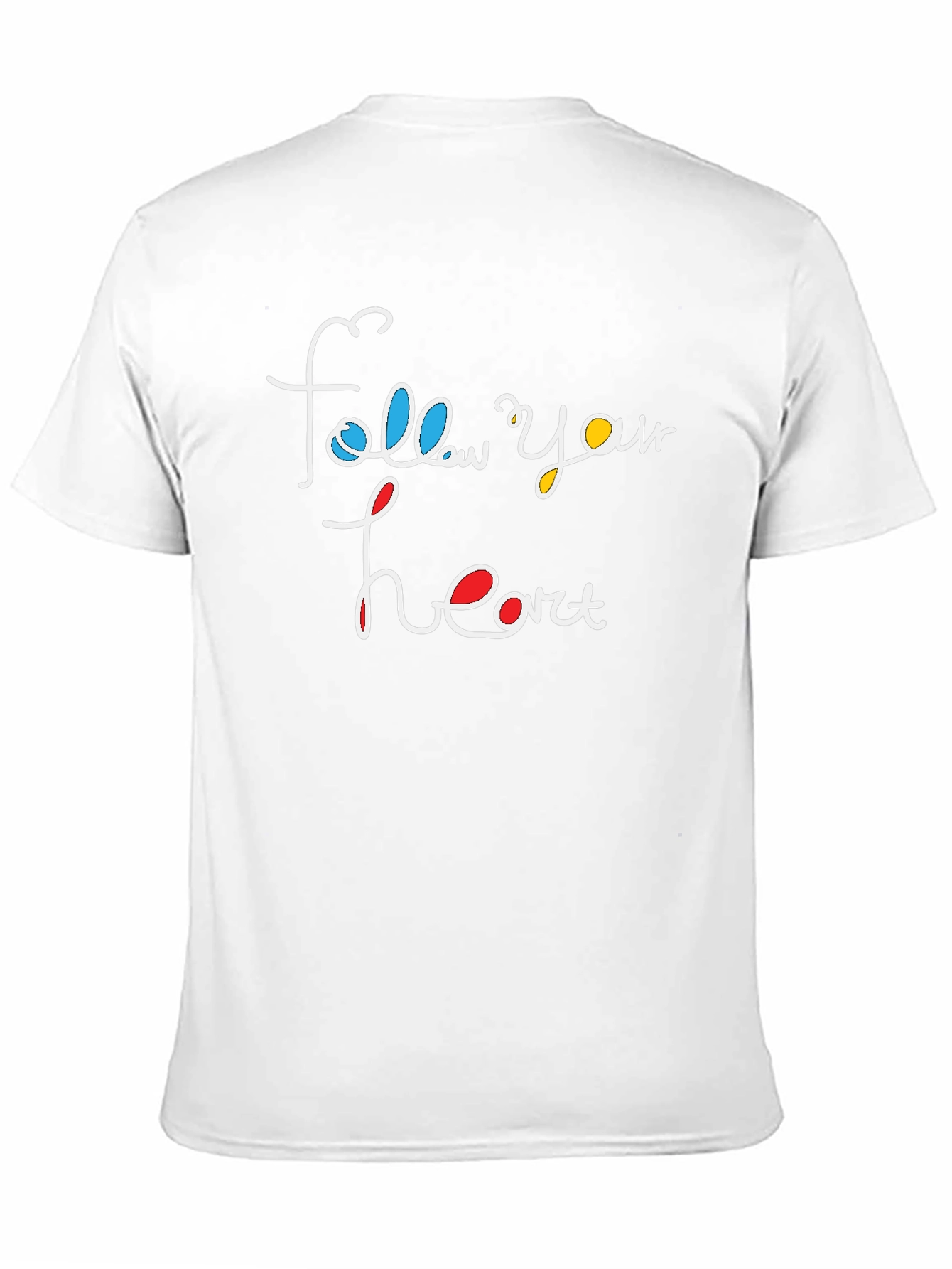 Follow Your Heart Graphic T-Shirt - Black