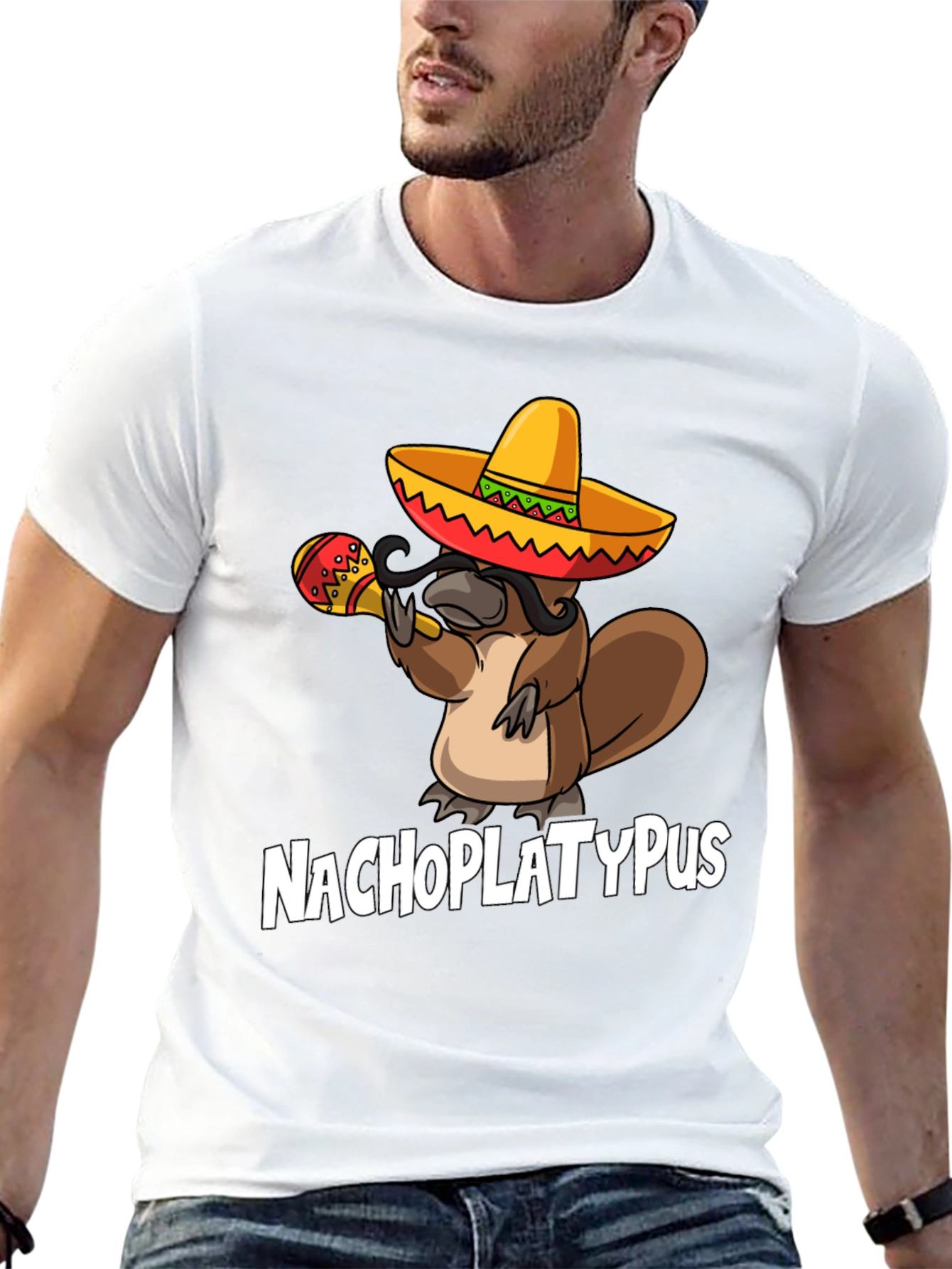 Nachoplatypus Funny Graphic Tee