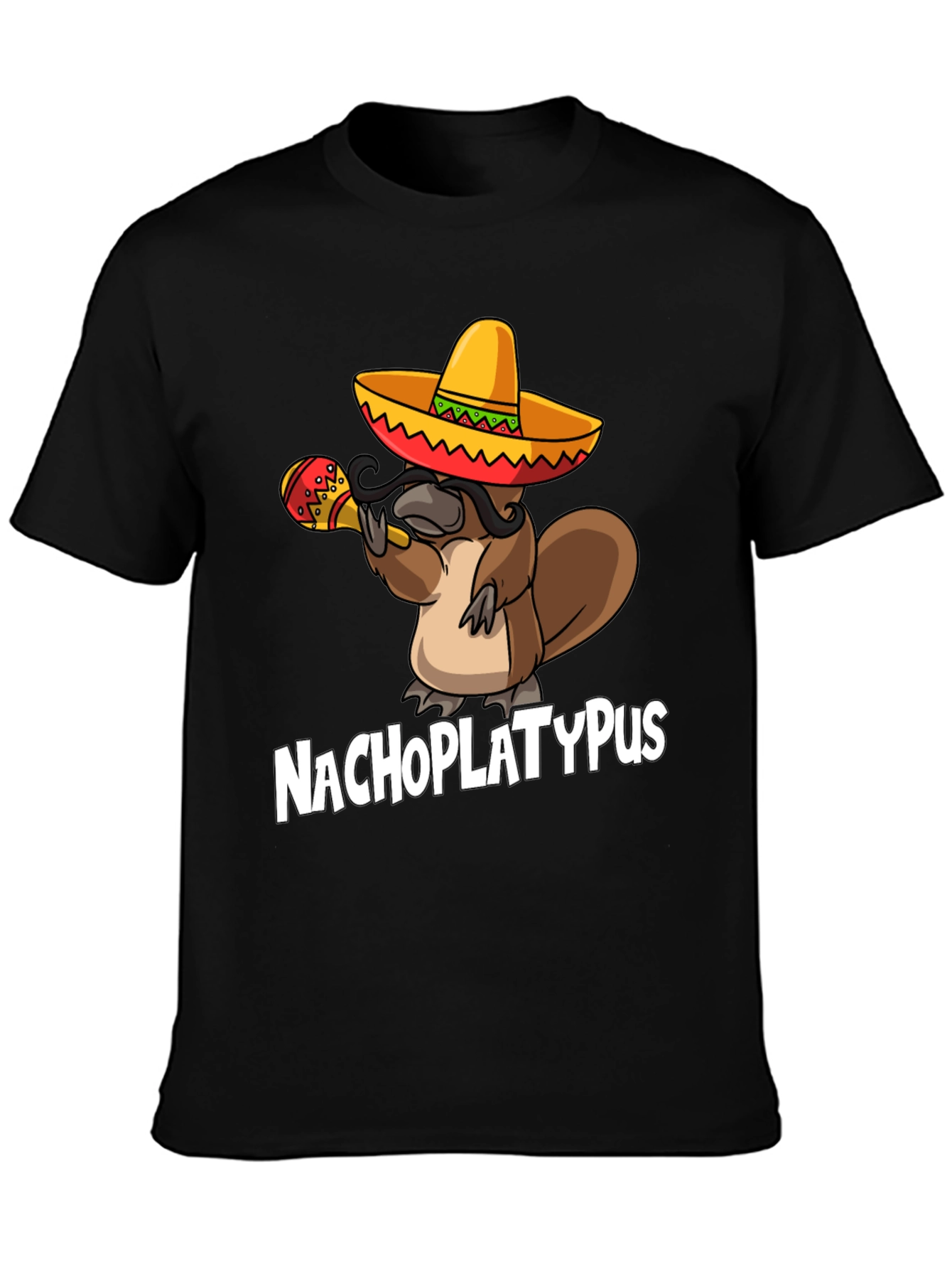 Nachoplatypus Funny Graphic Tee