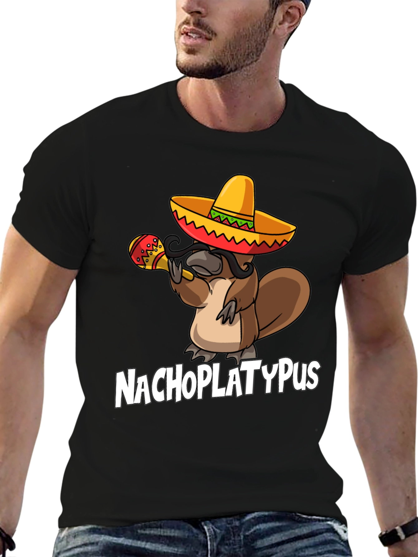 Nachoplatypus Funny Graphic Tee
