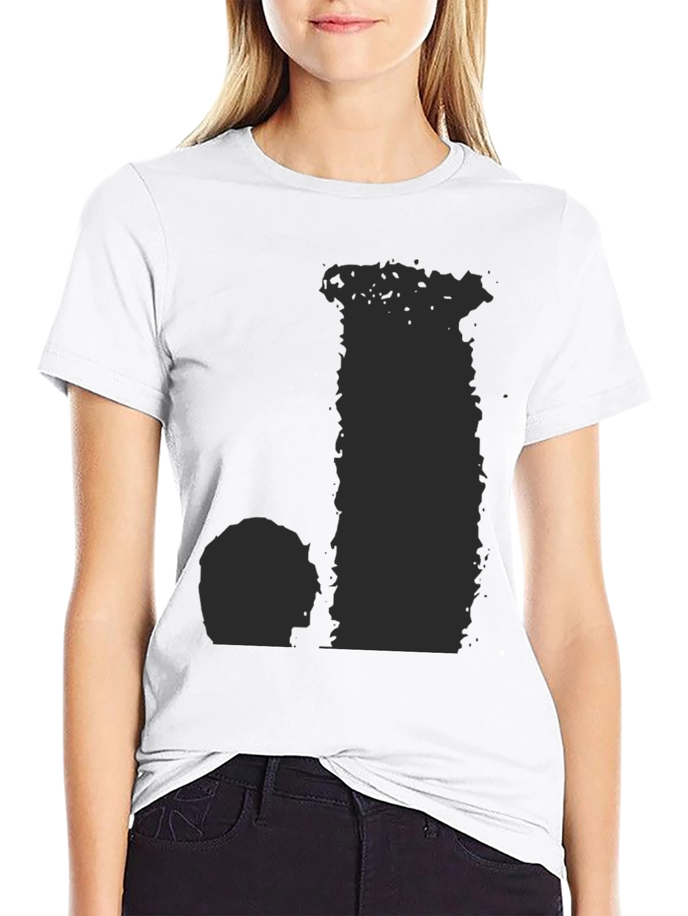 Mens Graphic Black T-Shirt - Unique Design
