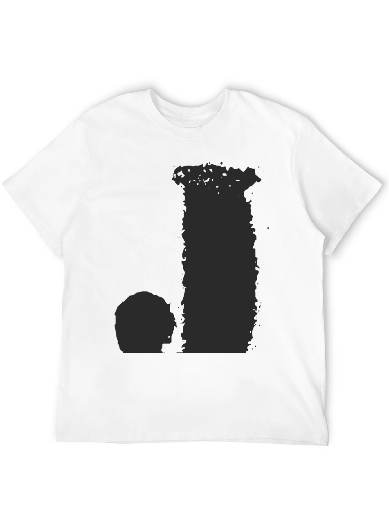 Mens Graphic Black T-Shirt - Unique Design