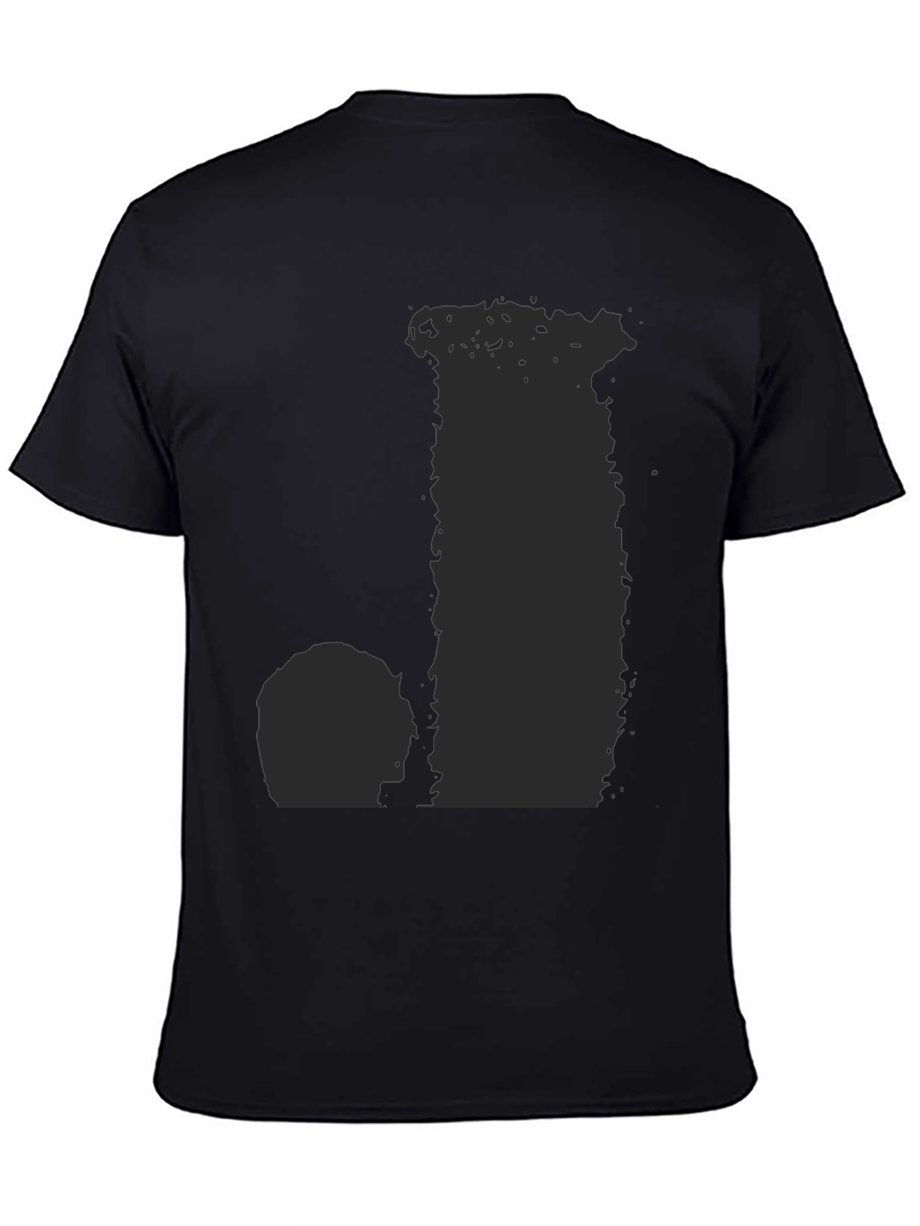 Mens Graphic Black T-Shirt - Unique Design