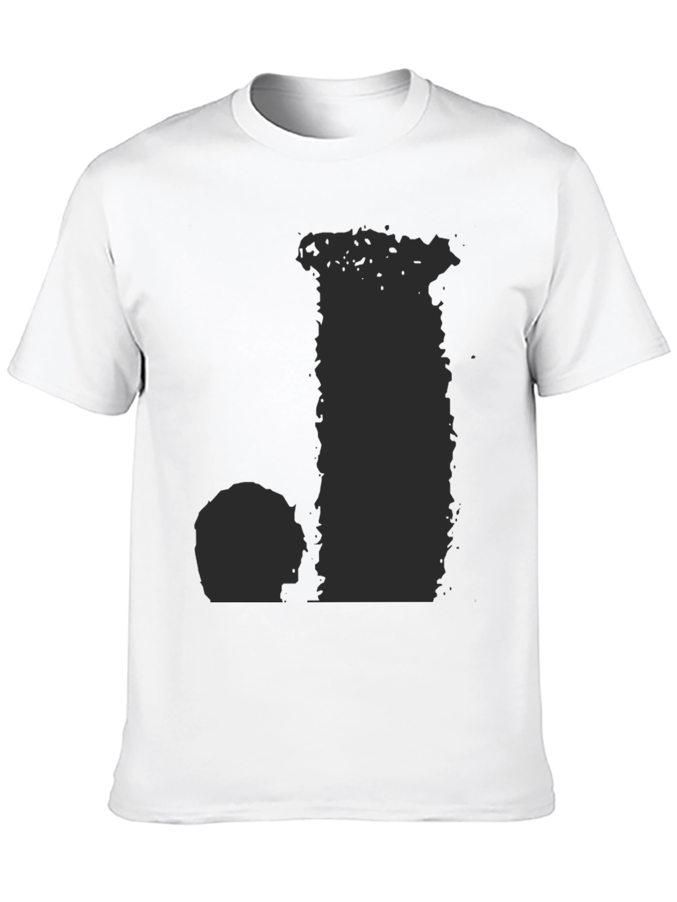 Mens Graphic Black T-Shirt - Unique Design