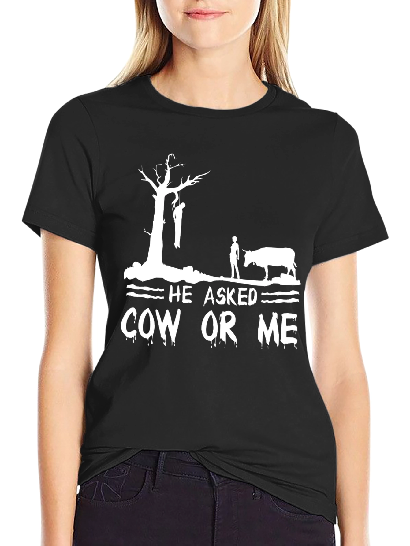 Cow or Me Graphic T-Shirt