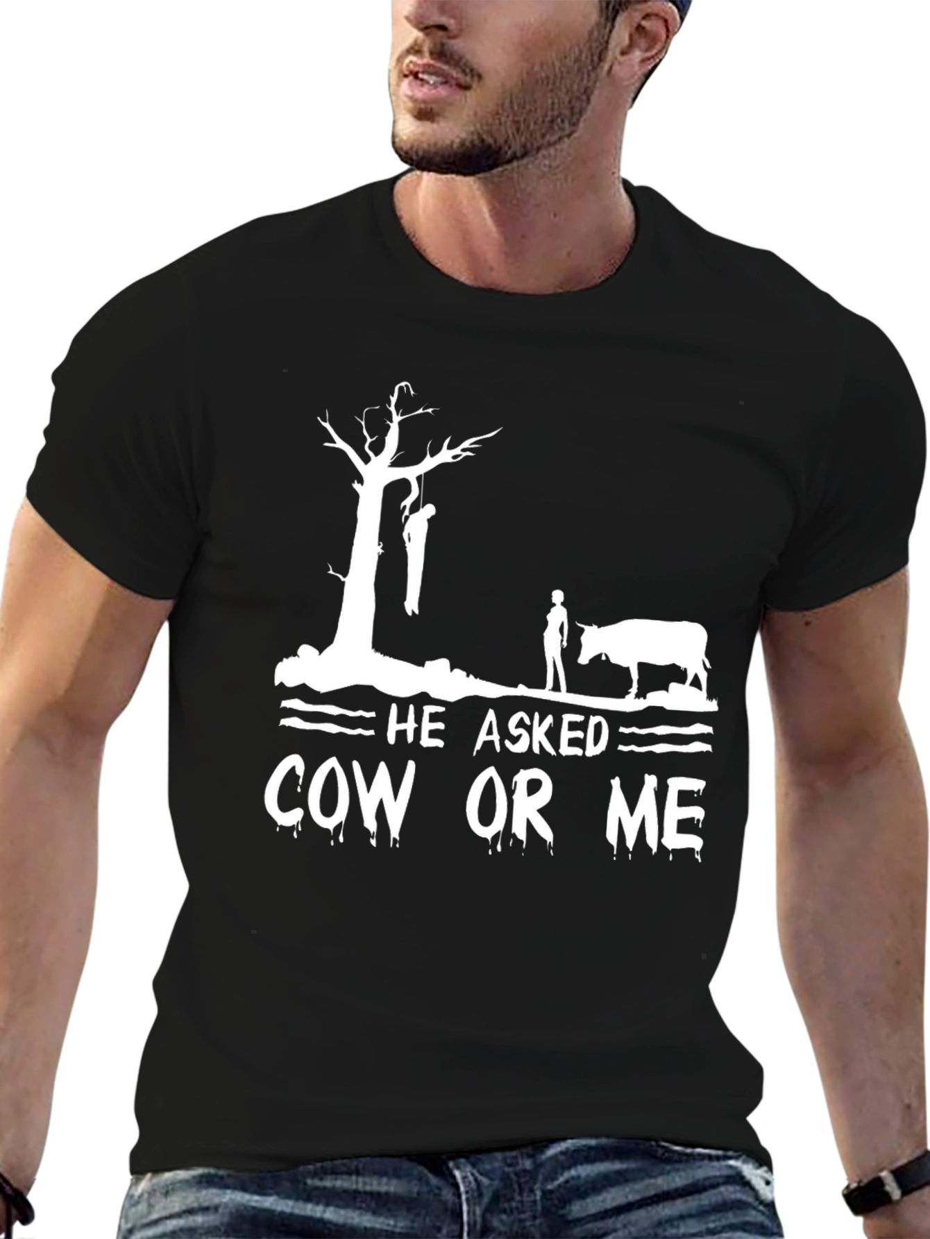 Cow or Me Graphic T-Shirt