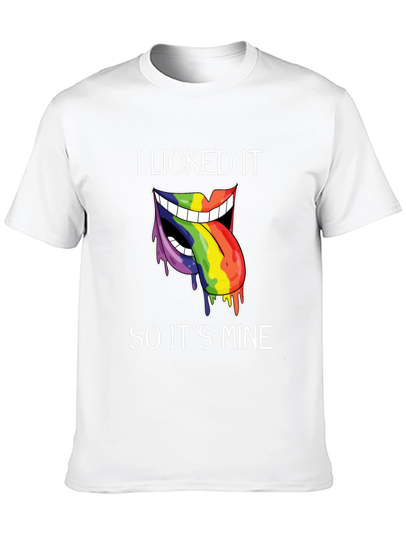 I Licked It T-Shirt Funny Pride Tee