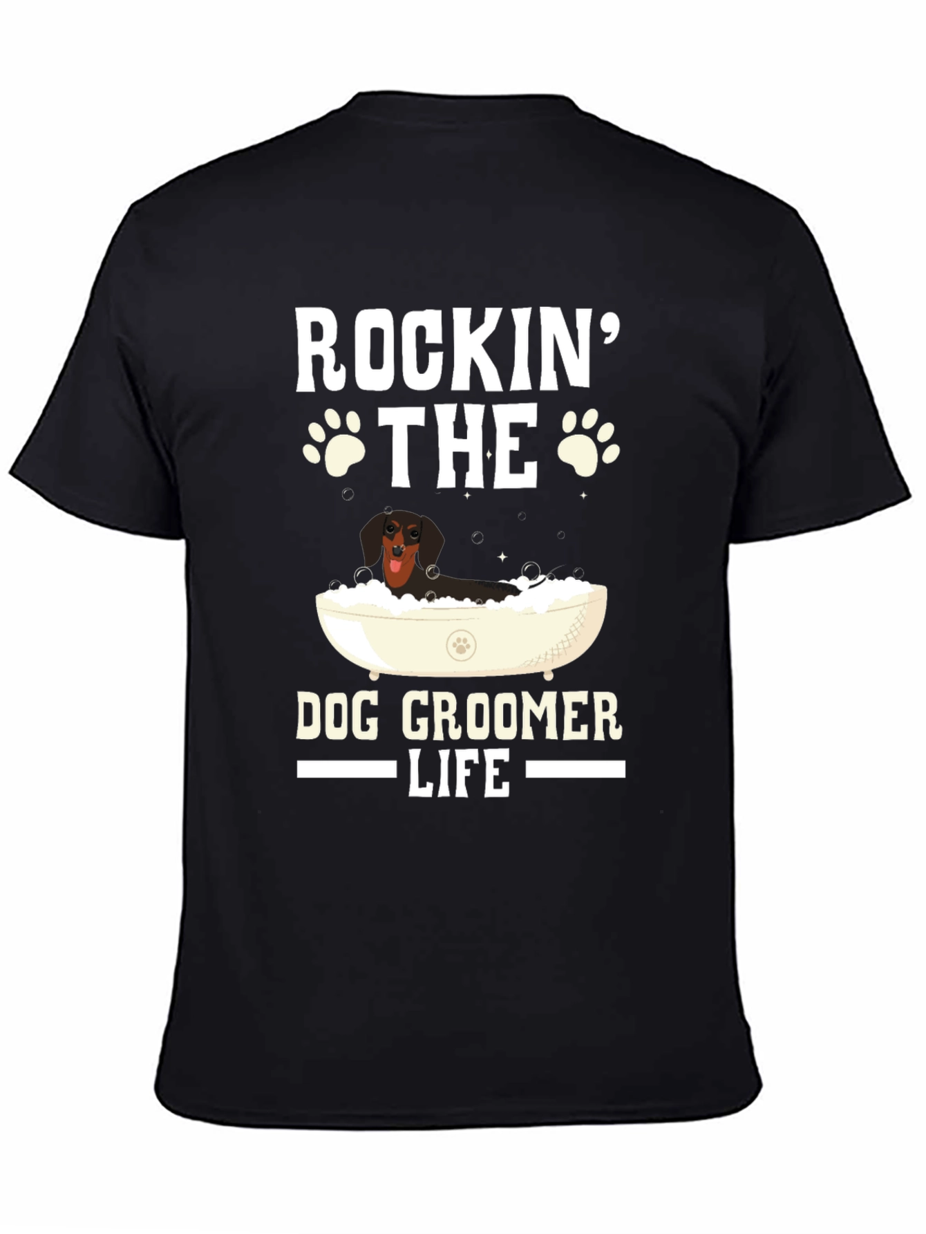 Rockin the Dog Groomer Life T-Shirt