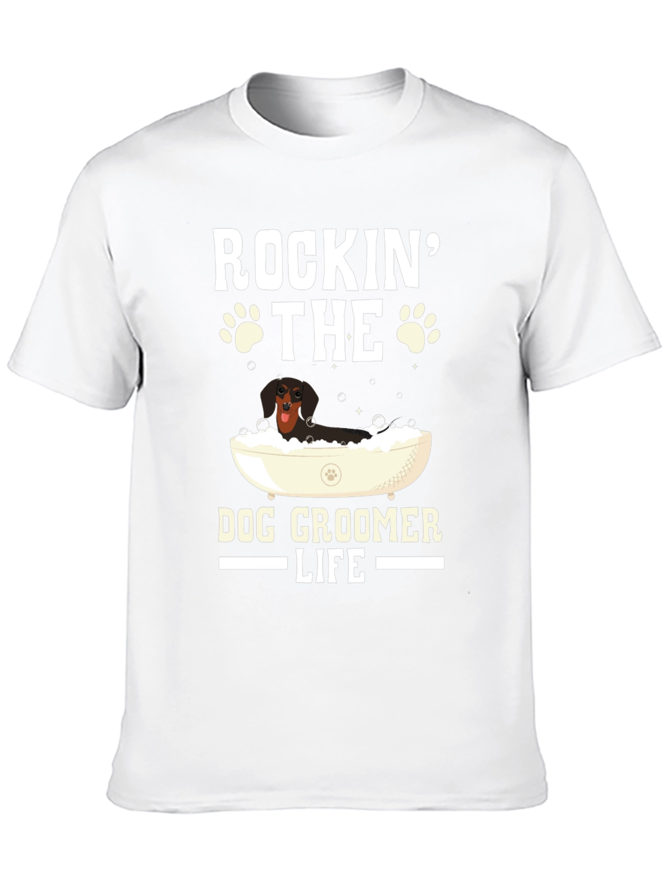 Rockin the Dog Groomer Life T-Shirt