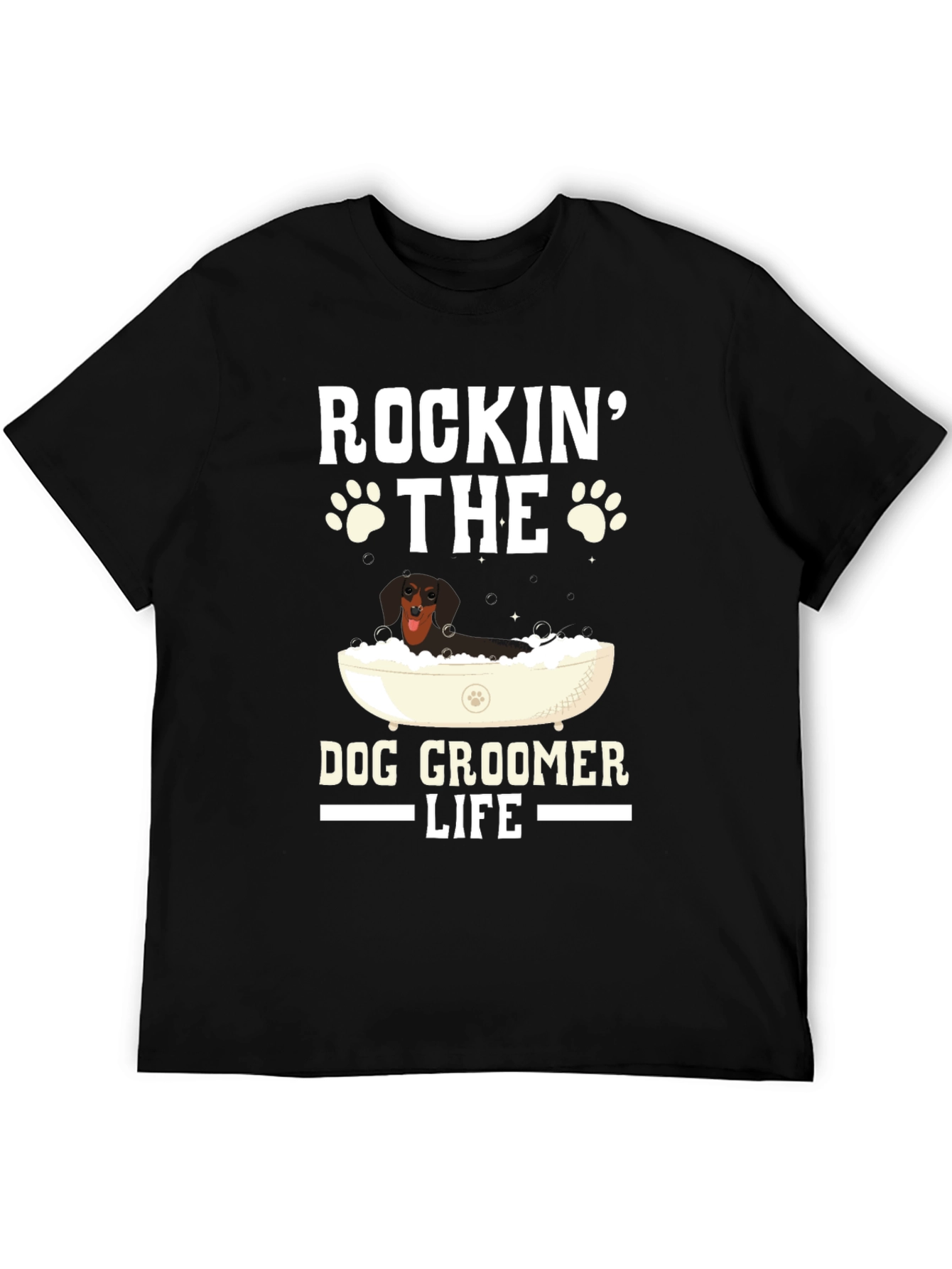 Rockin the Dog Groomer Life T-Shirt