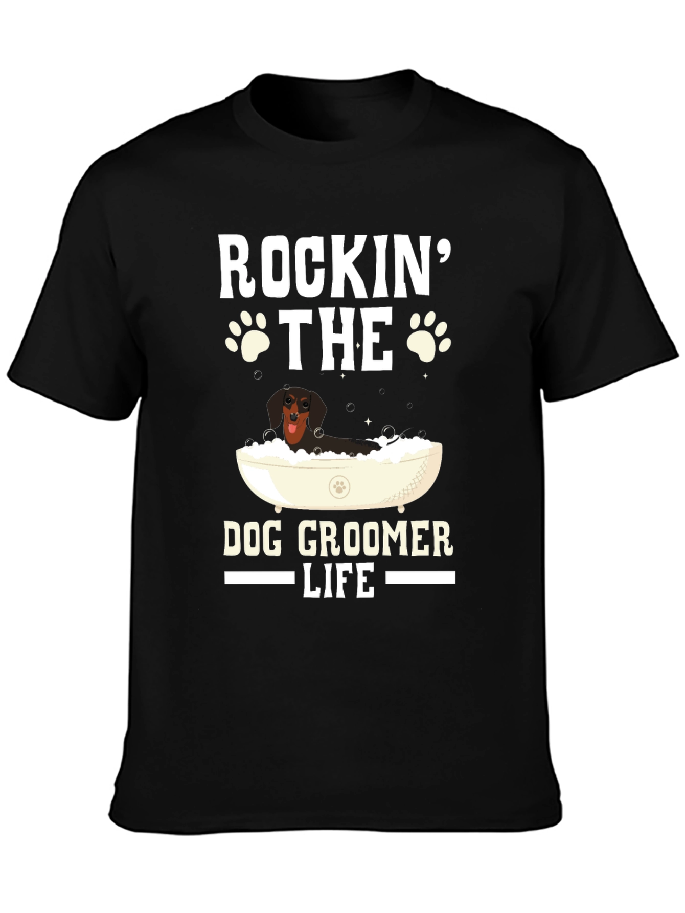 Rockin the Dog Groomer Life T-Shirt