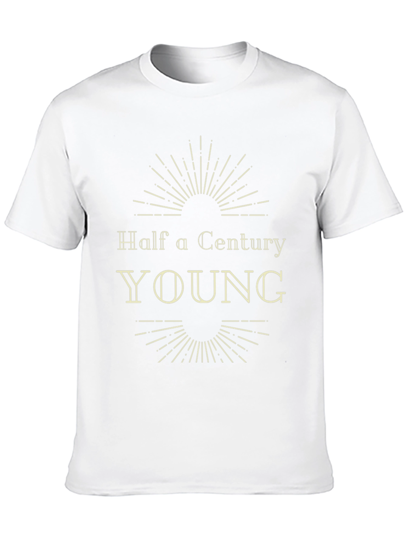Half a Century Young T-Shirt - 50th Birthday Gift