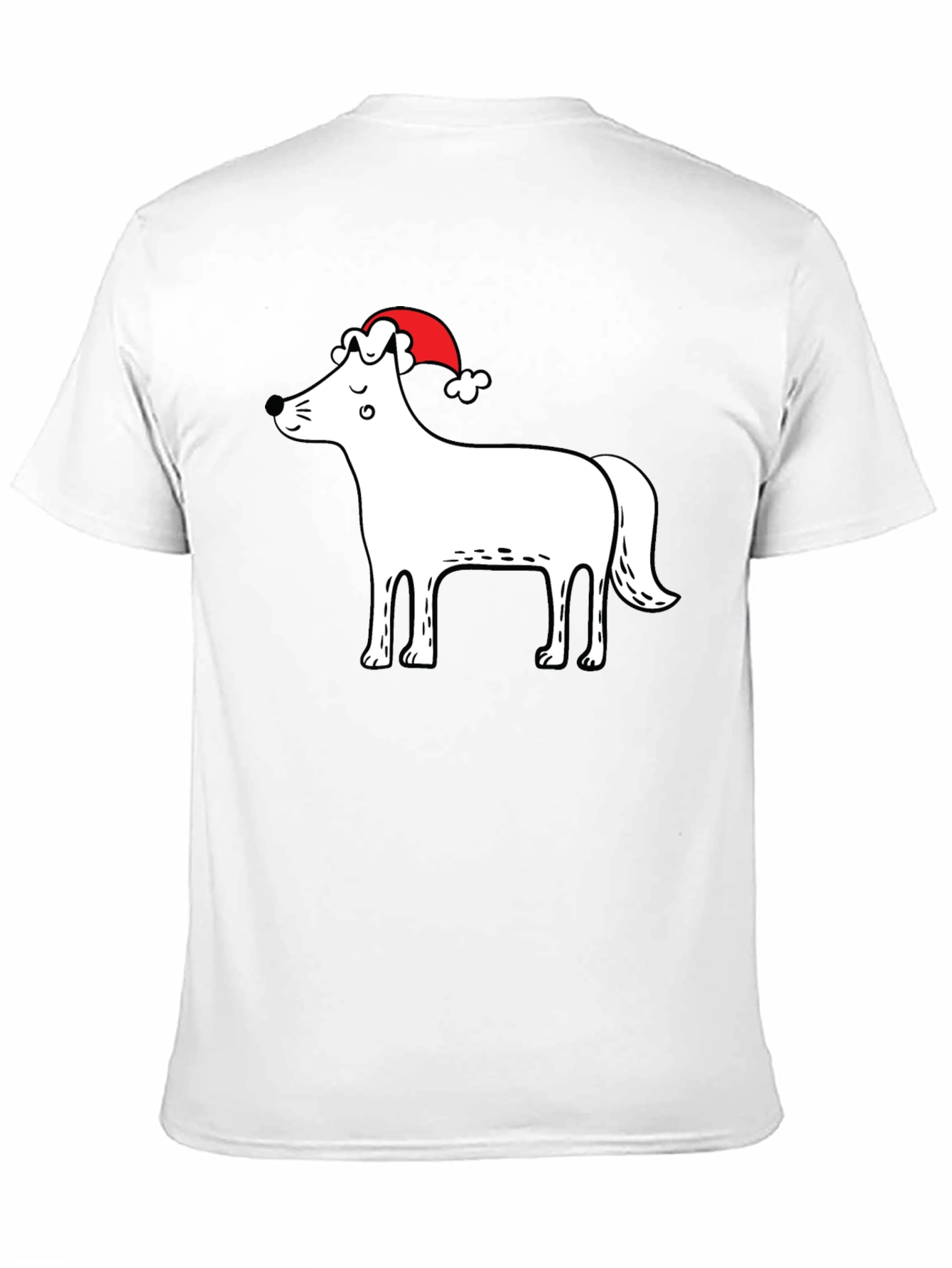 Festive Dog Graphic T-Shirt
