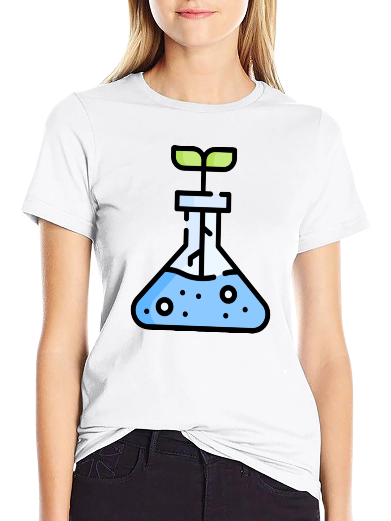Science Sprout Black T-Shirt