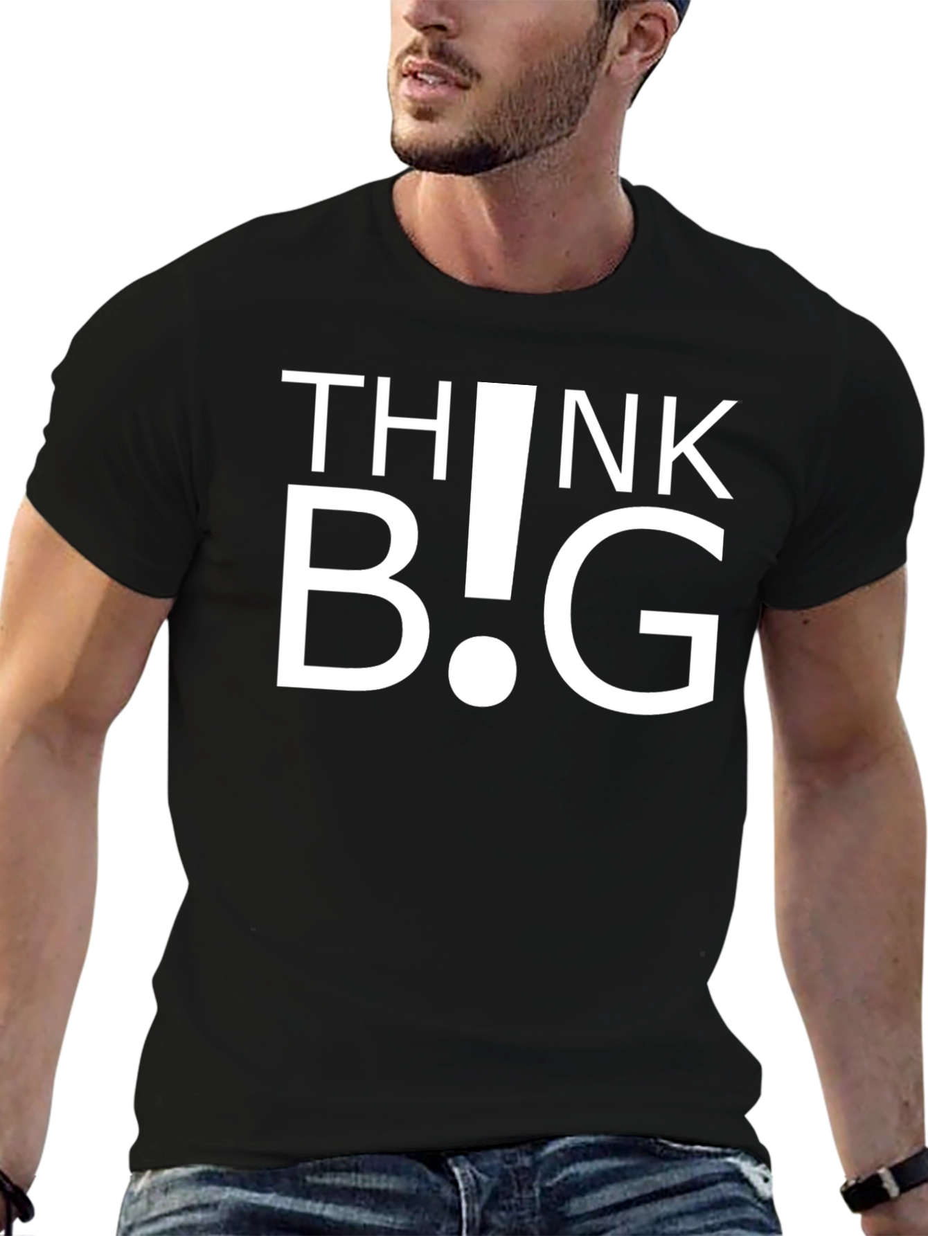 Think Big Graphic T-Shirt - Bold Statement Tee