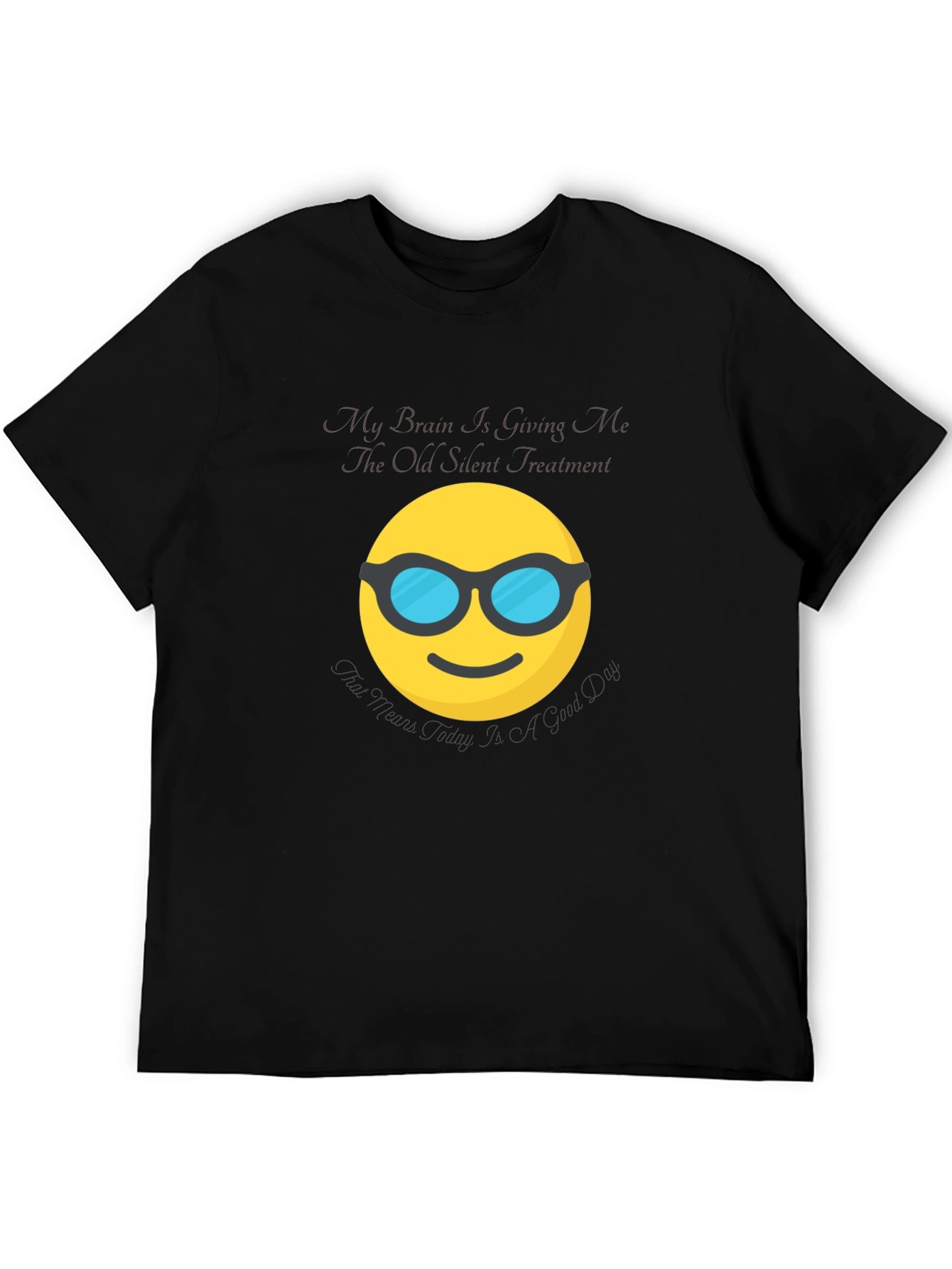 Silent Treatment Brain Emoji T-Shirt