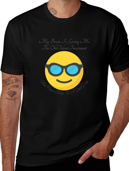 Silent Treatment Brain Emoji T-Shirt